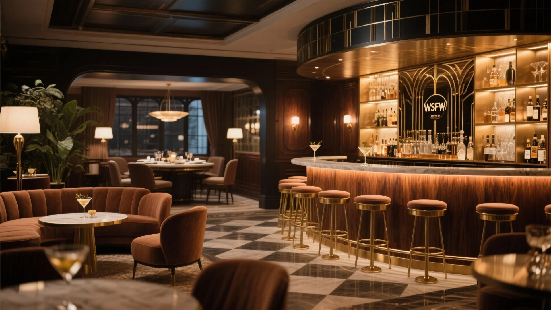 3. Cocktail & Conversation Nook