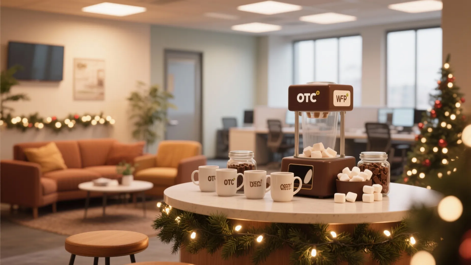 4. Communal Hot Cocoa Station