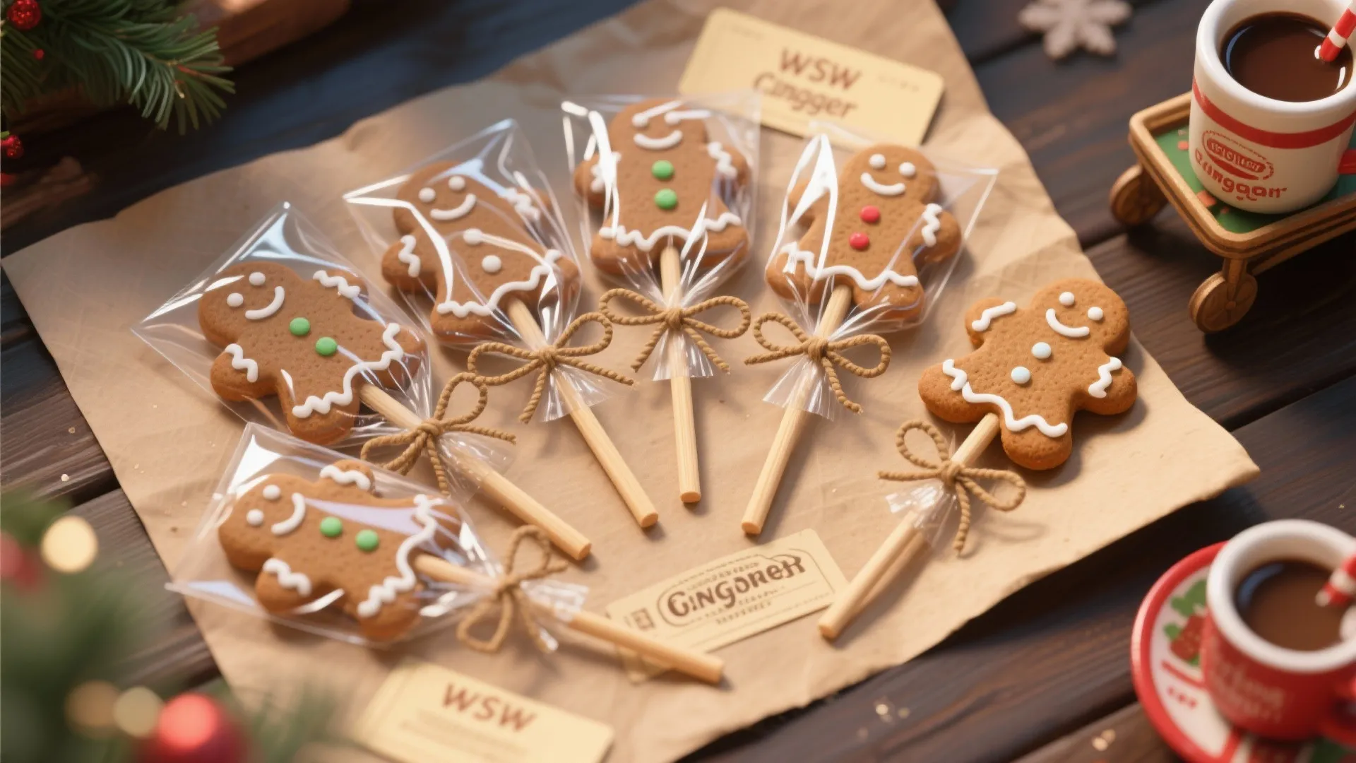 5. Hot Cocoa Stirrer Decorations