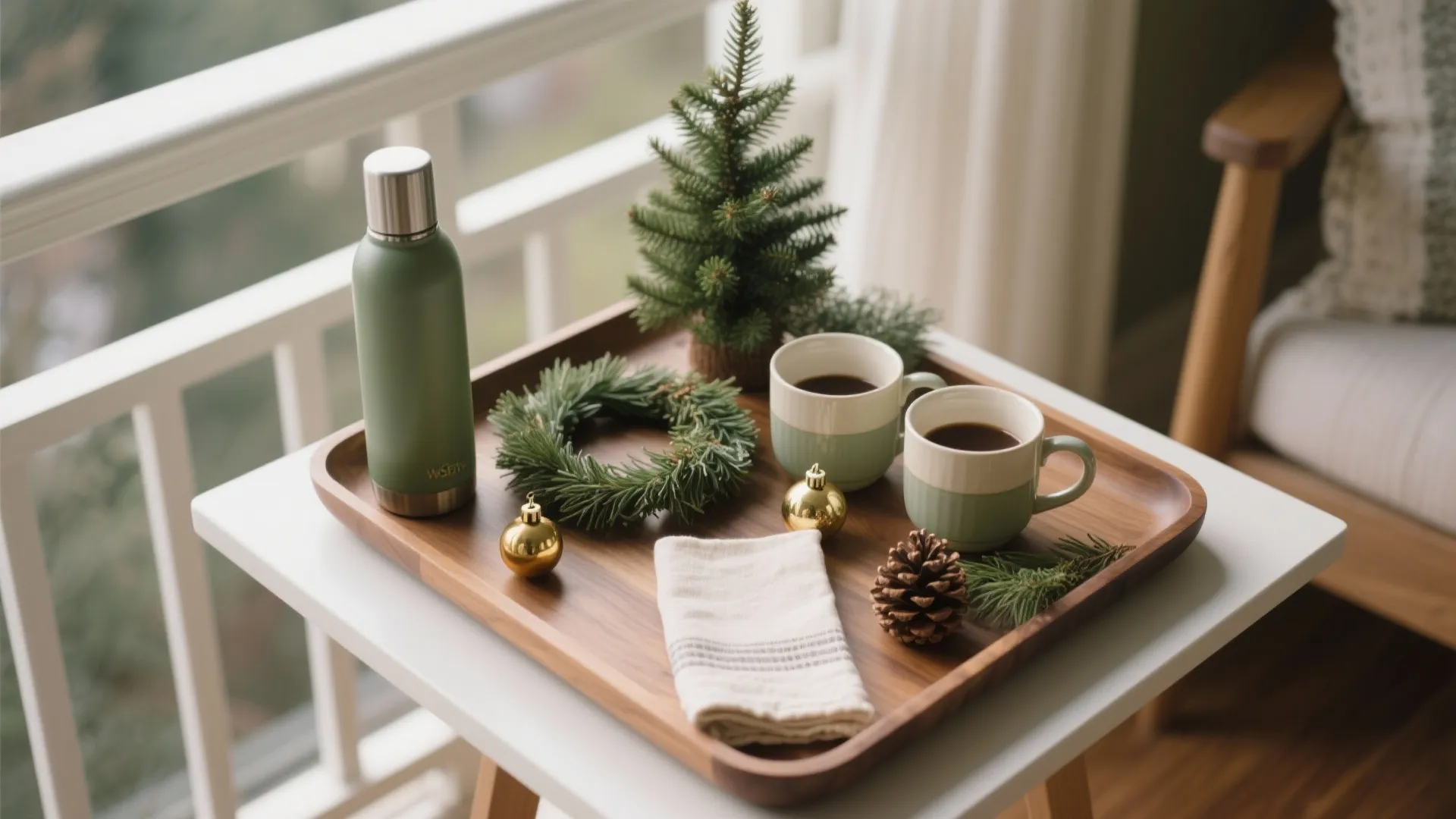 Micro Vignettes: Tray Displays and Hot Cocoa Corners