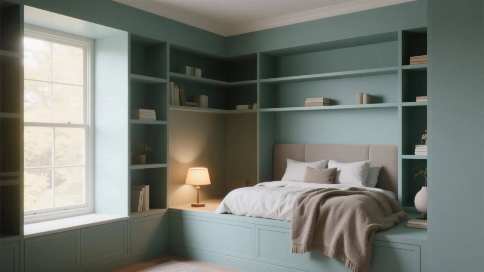 4. Extend Color to Ceilings and Built-ins