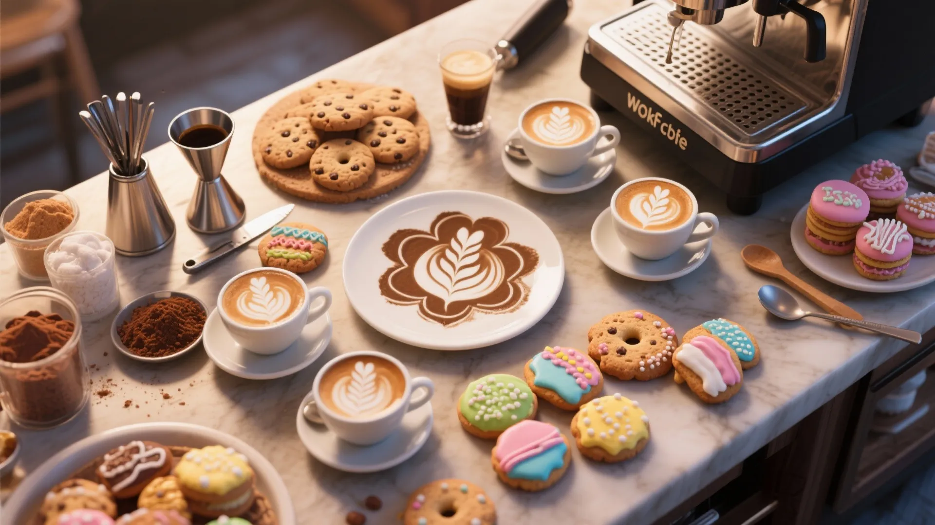 4. Coffee Art Bake-Off