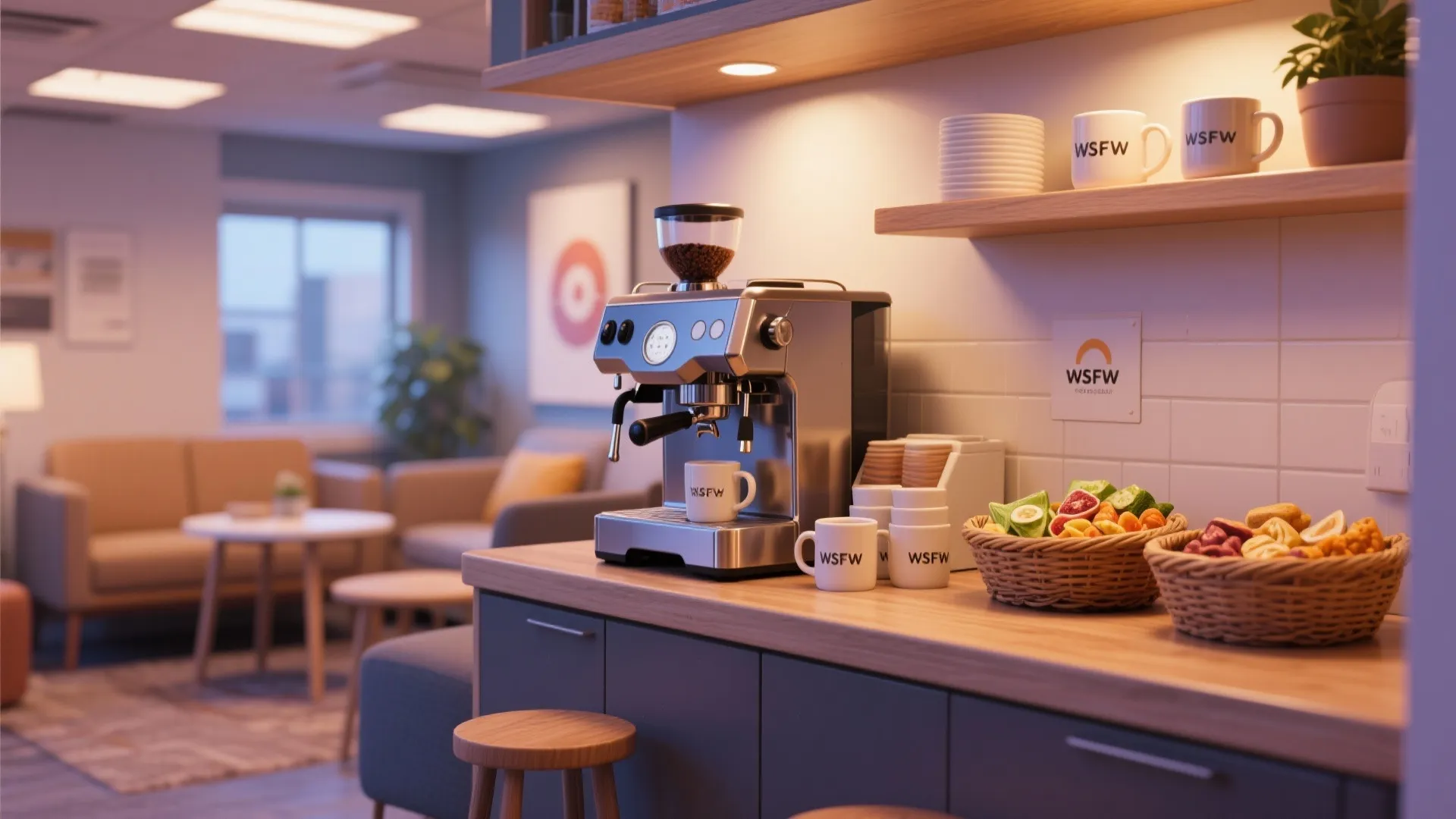 4. Coffee & Comfort Bar