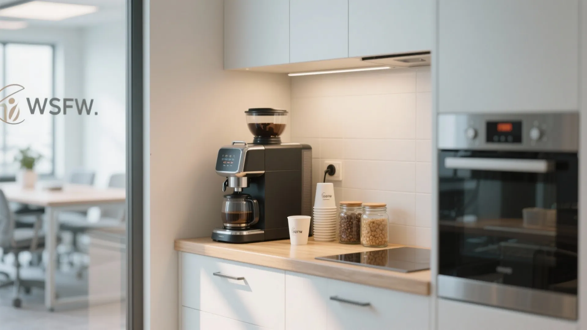 10. Designated coffee corner