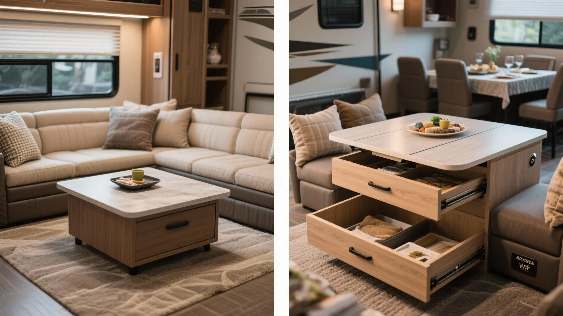 9. Dual-Purpose Coffee/Dining Table