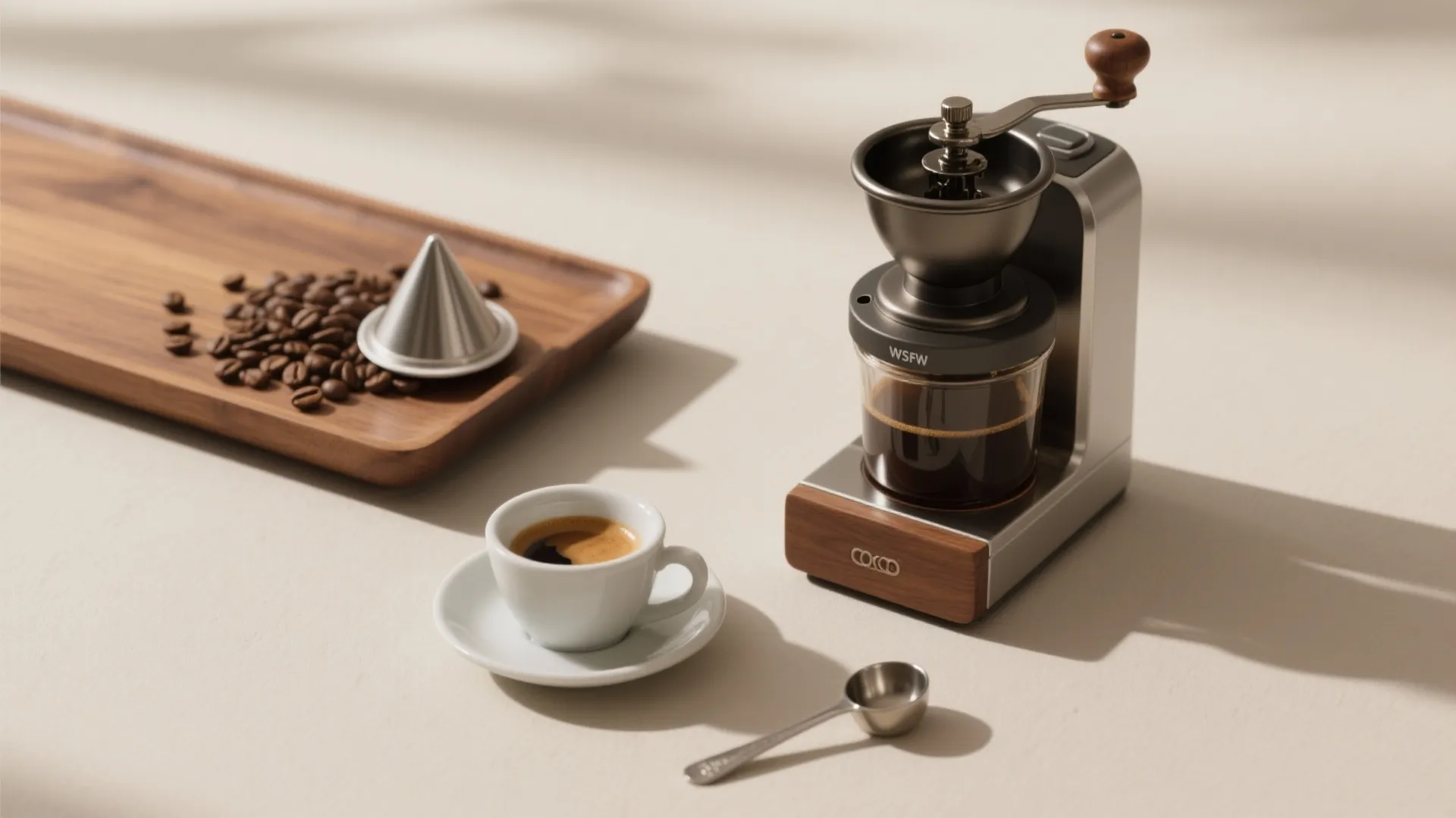 4. Single-Serve Coffee Maker or Conical Burr Grinder