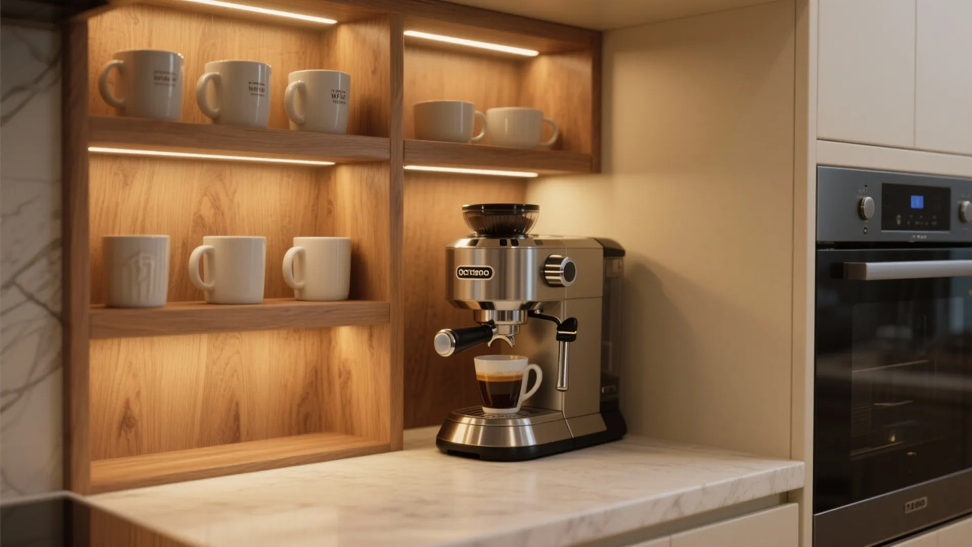 Built-In Coffee Niche