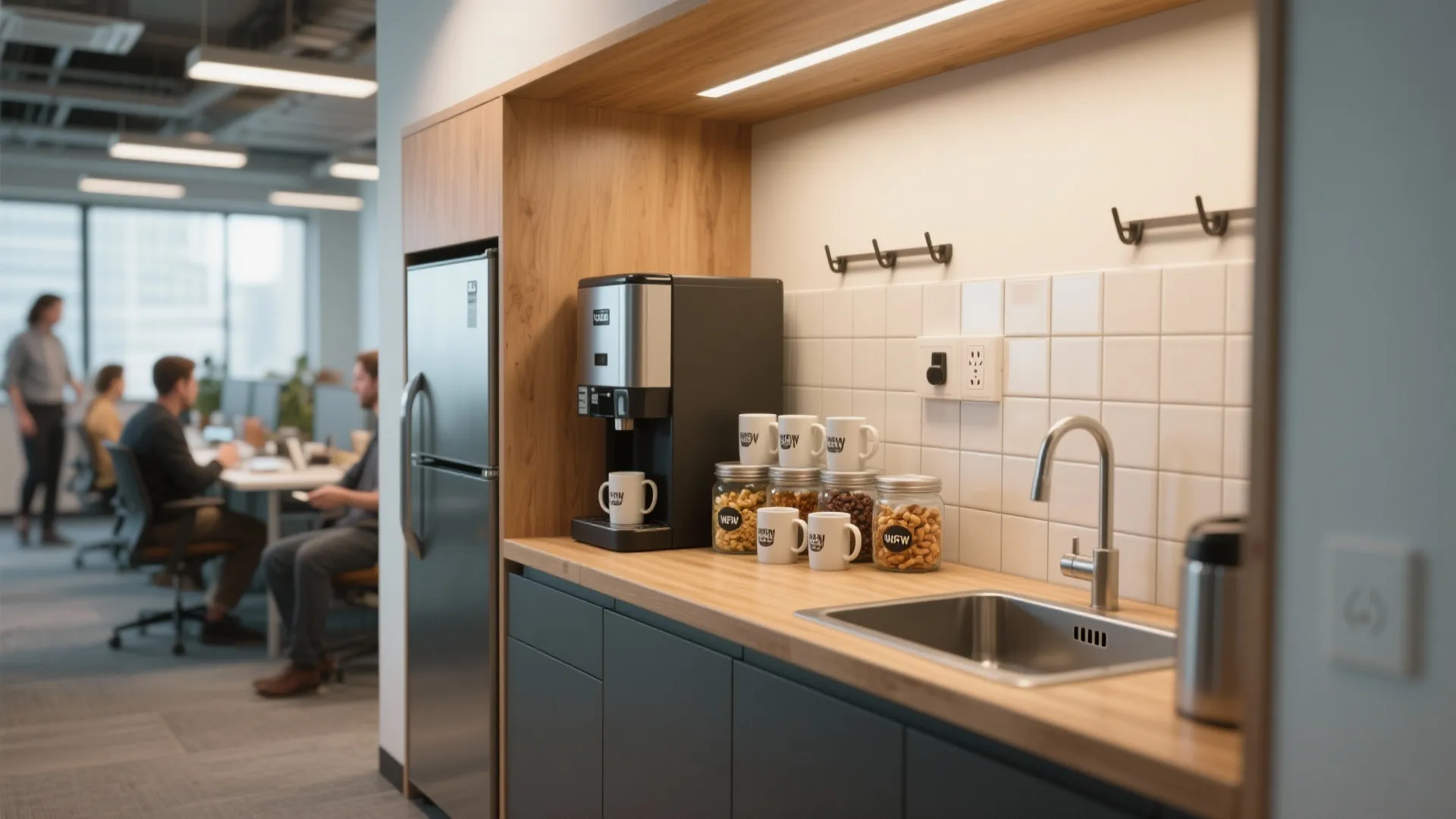 5. Create a tiny pantry or coffee nook with purpose