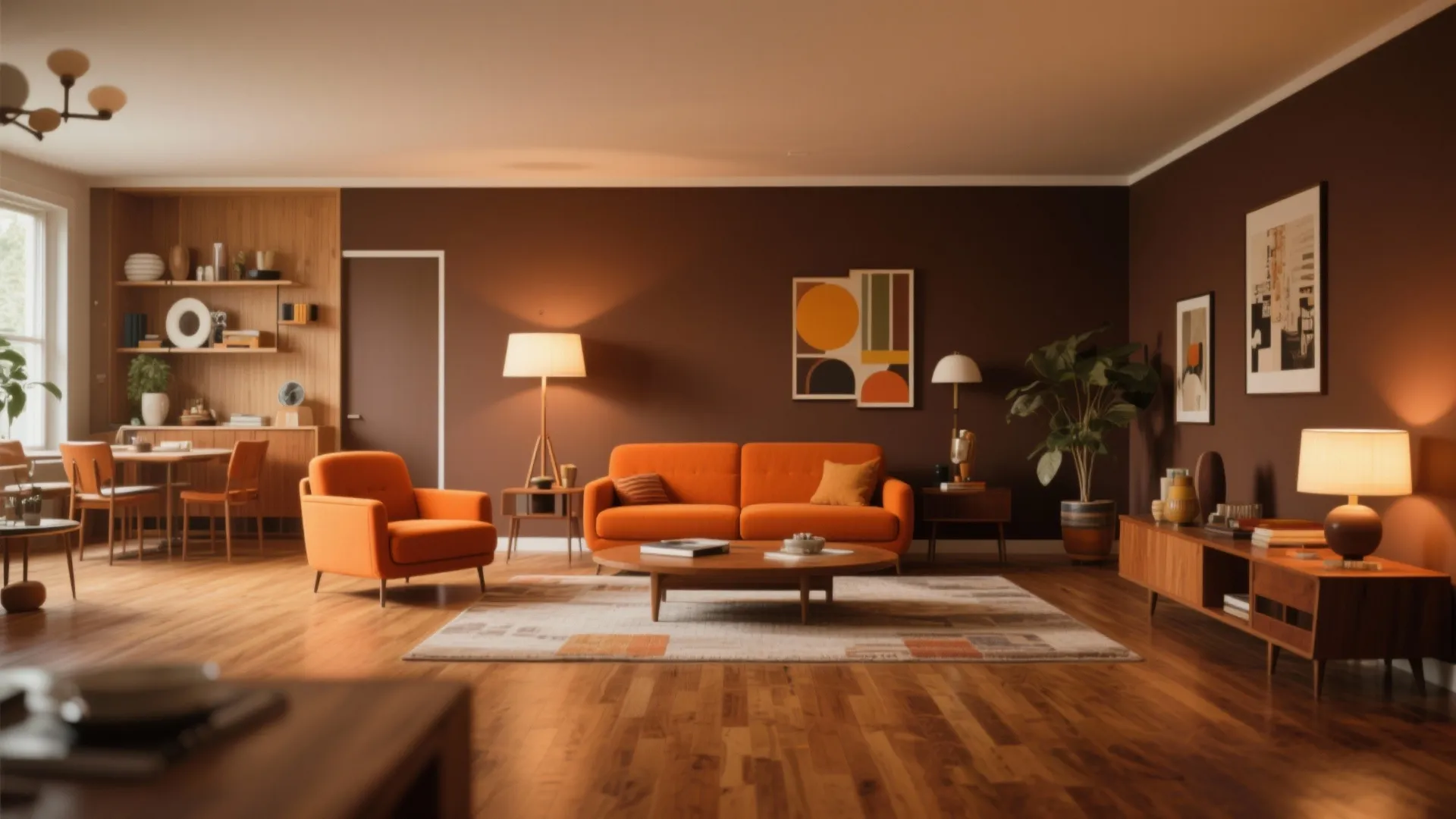 5. Coffee and Burnt Orange Energy