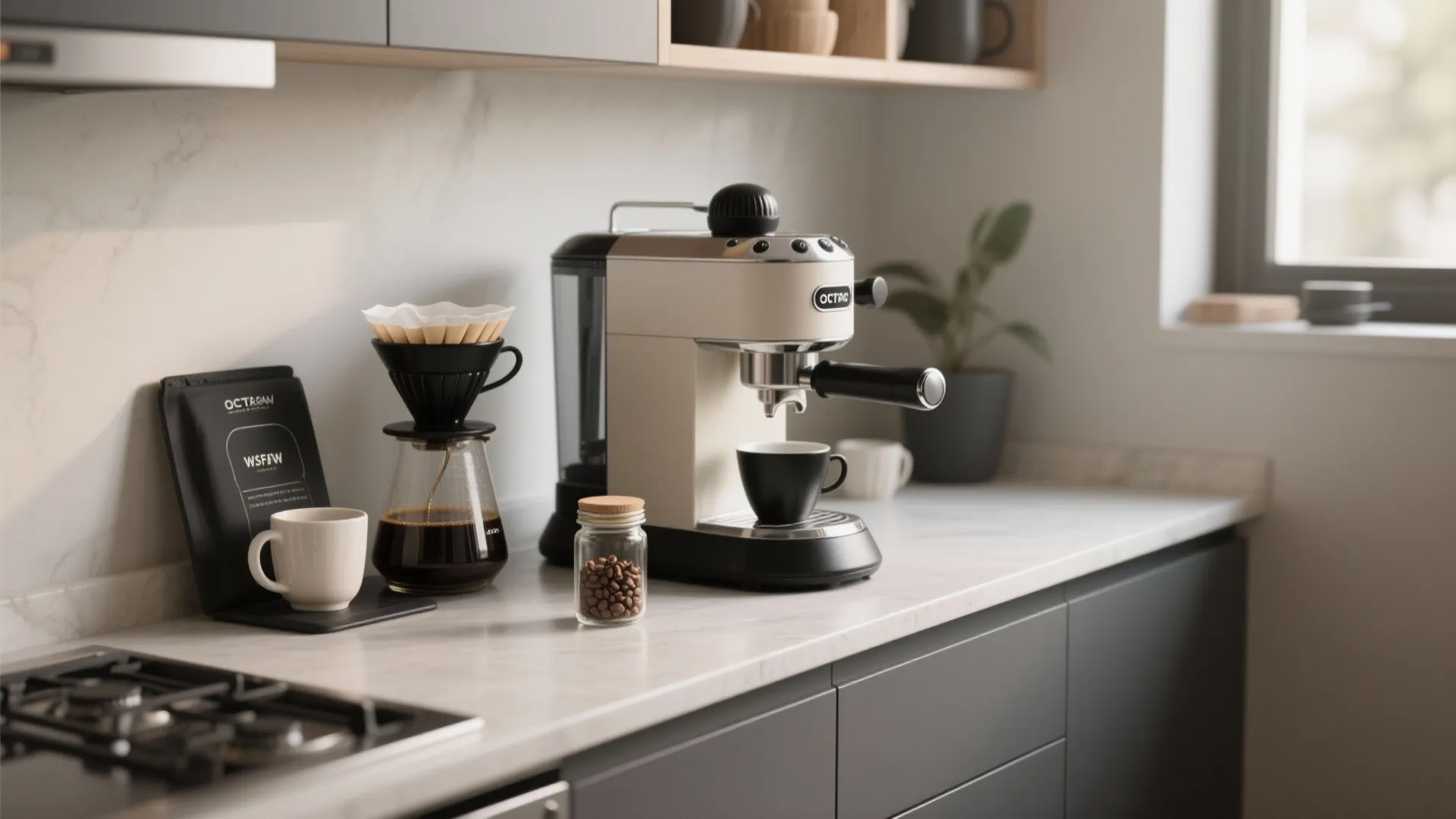 4. Compact Espresso Machine or High-Quality Pour-Over Kit