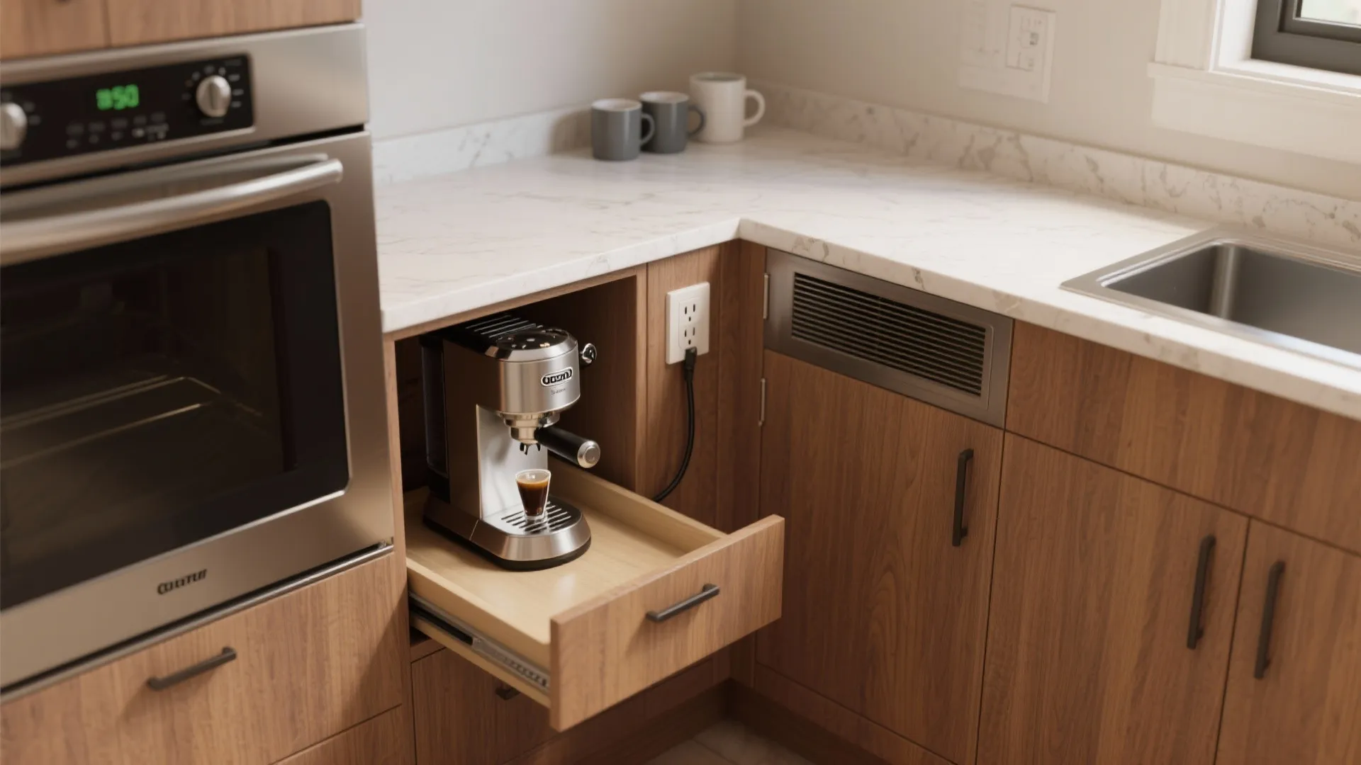 4. Appliance Garage or Coffee Station