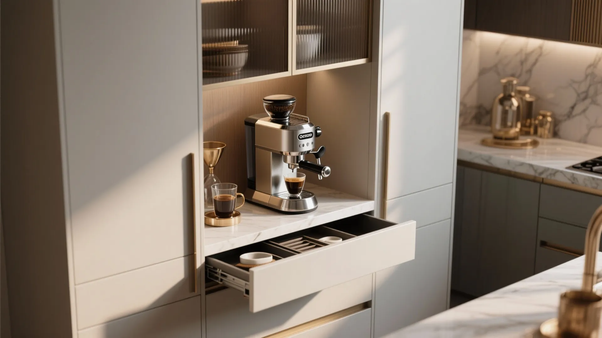7. Integrated Coffee & Beverage Stations