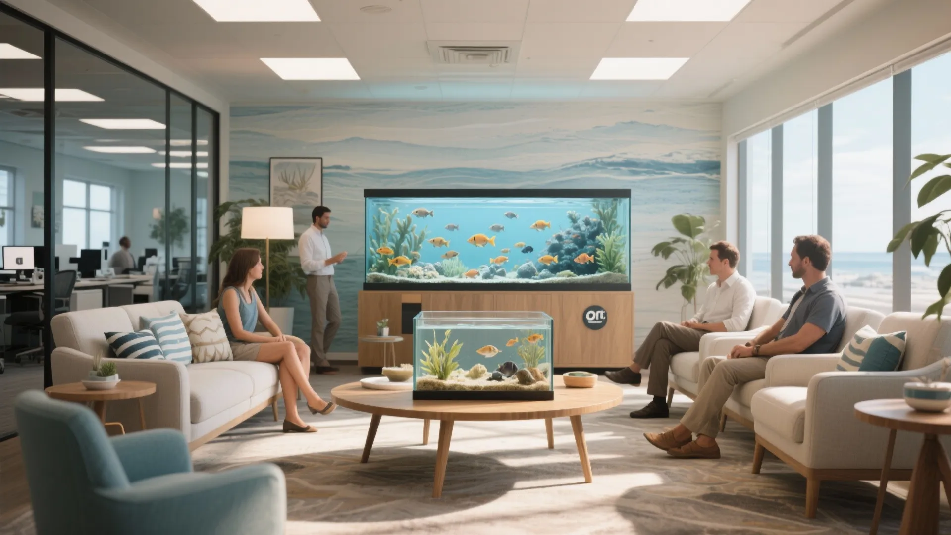 8. Coffee Table Aquarium