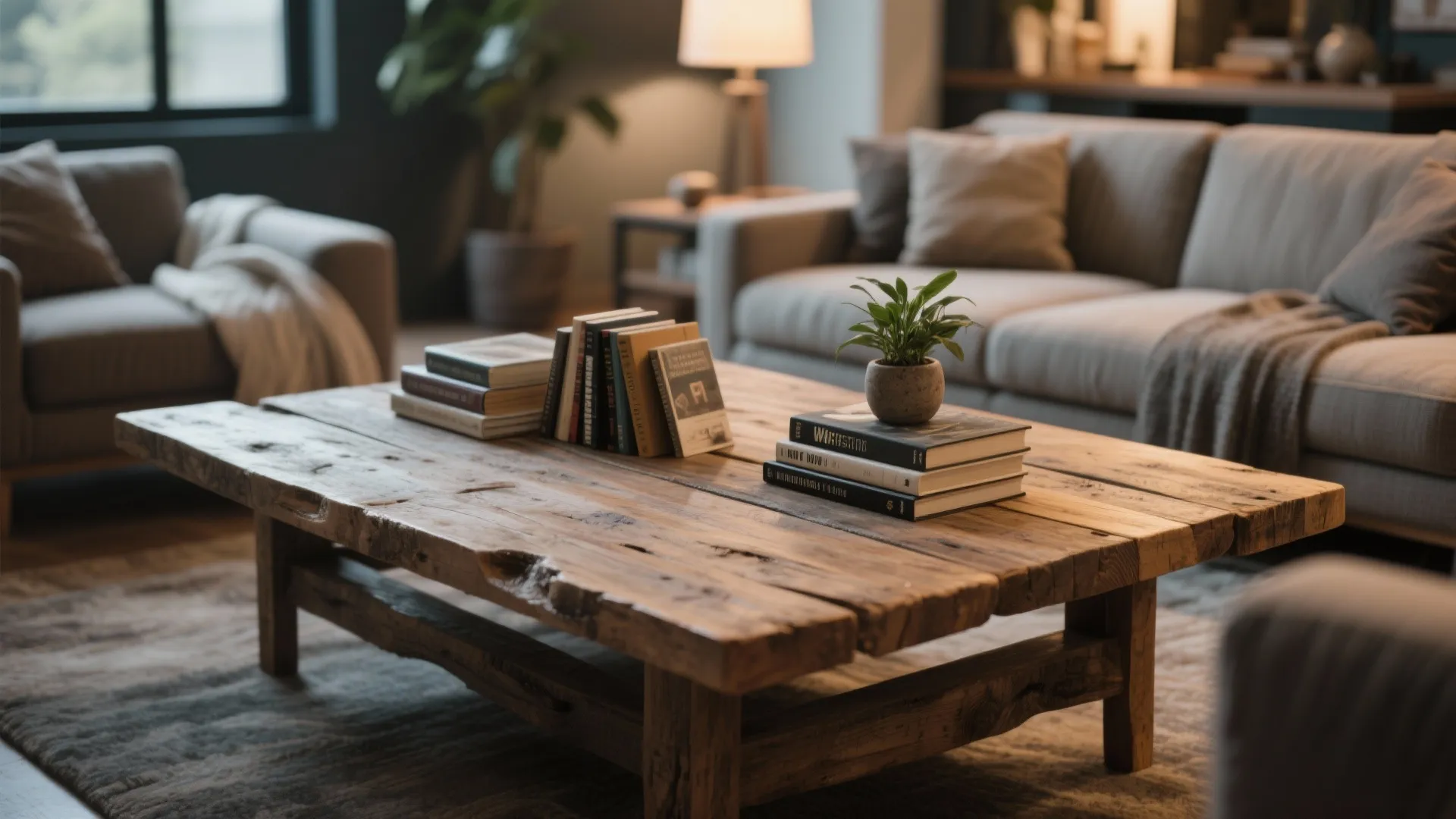 Central Coffee Table Showcase