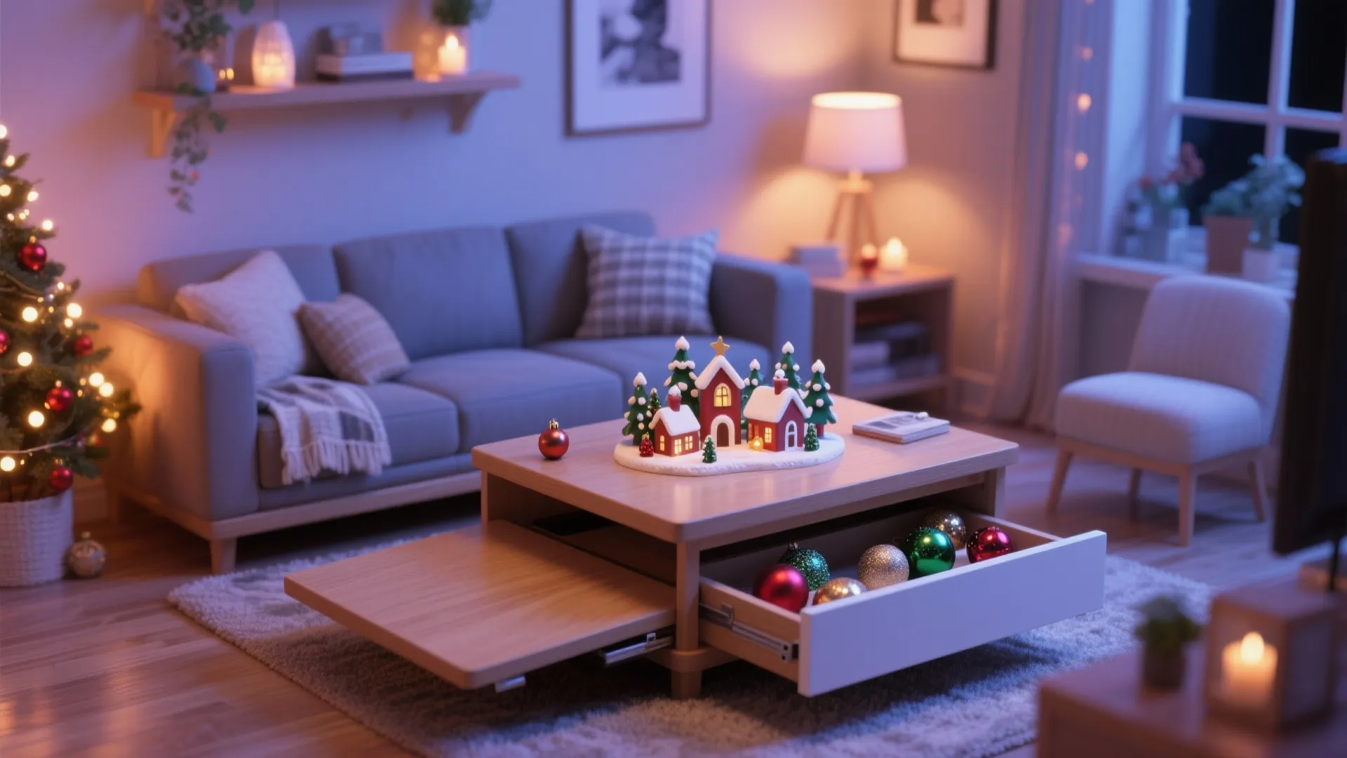 4. Convertible Coffee Table Display