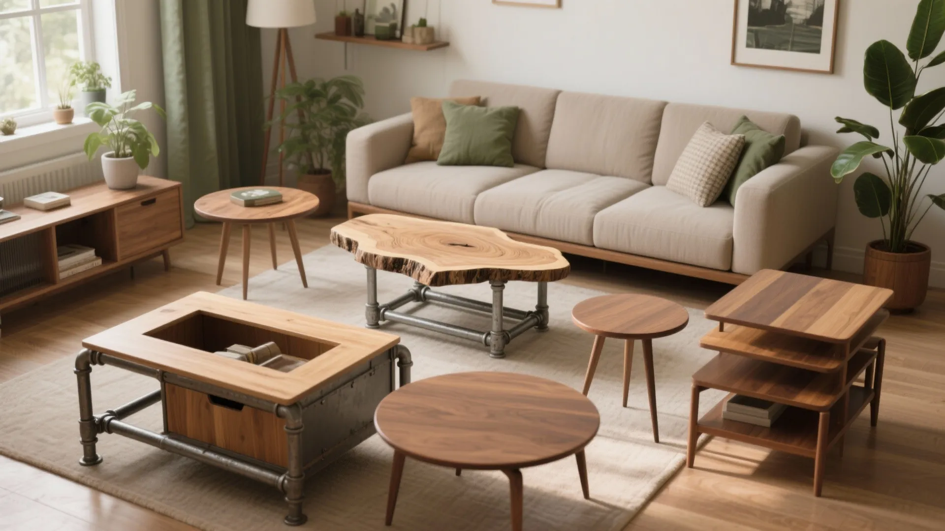 Coffee Table DIY Plans: 5 Creative Ideas: Handy, budget-friendly coffee table DIY plans I’ve used in small spaces