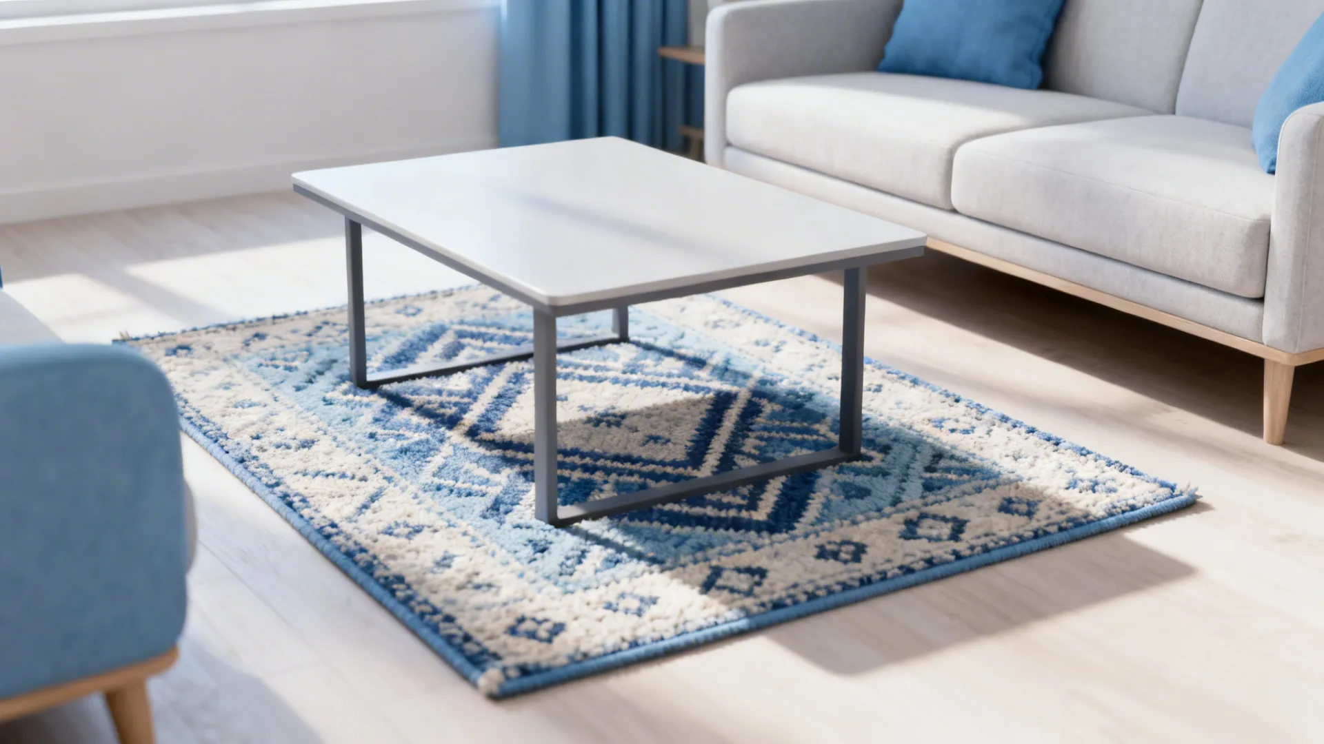 3. Coffee-Table-Only (Small seating clusters)