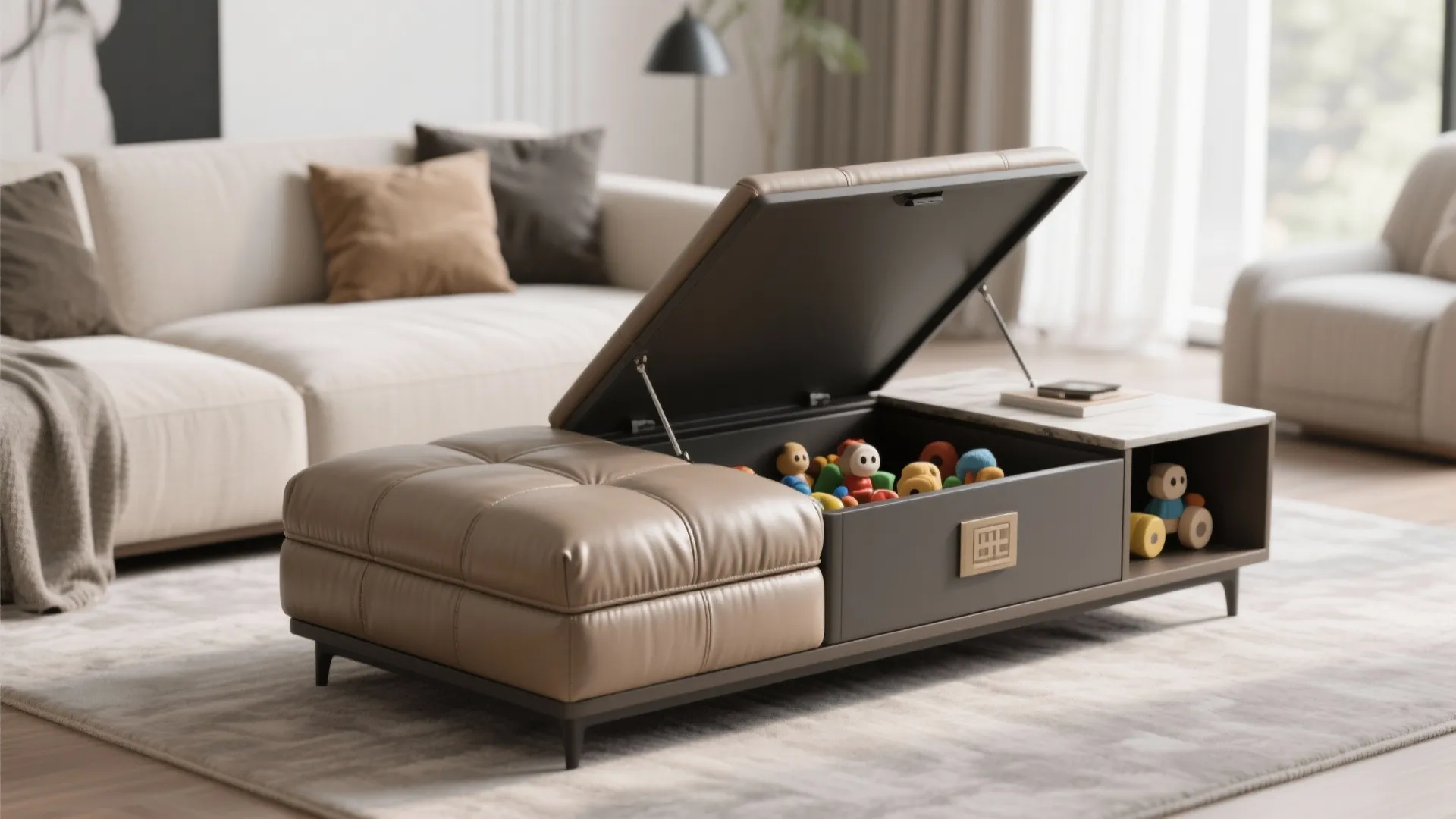 2. Multi-functional Coffee Table