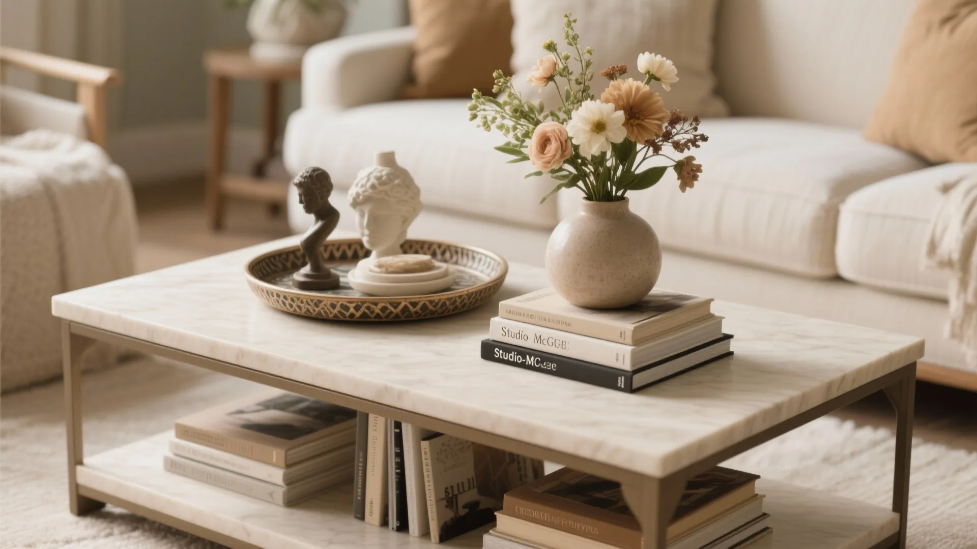 10. Statement Coffee Table Styling