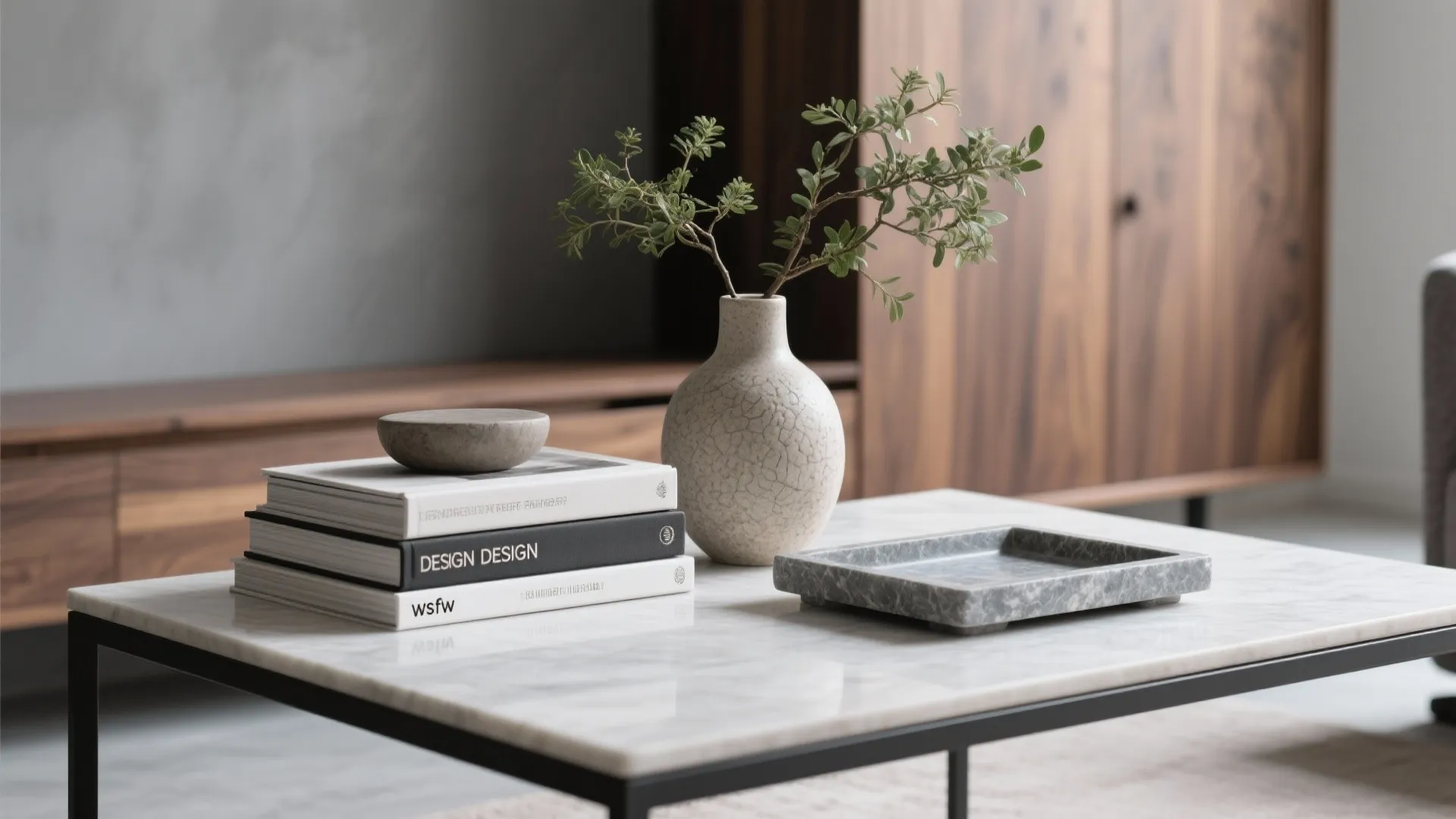 Smart Styling: Art, Wood Tones, and Greenery for Warmth