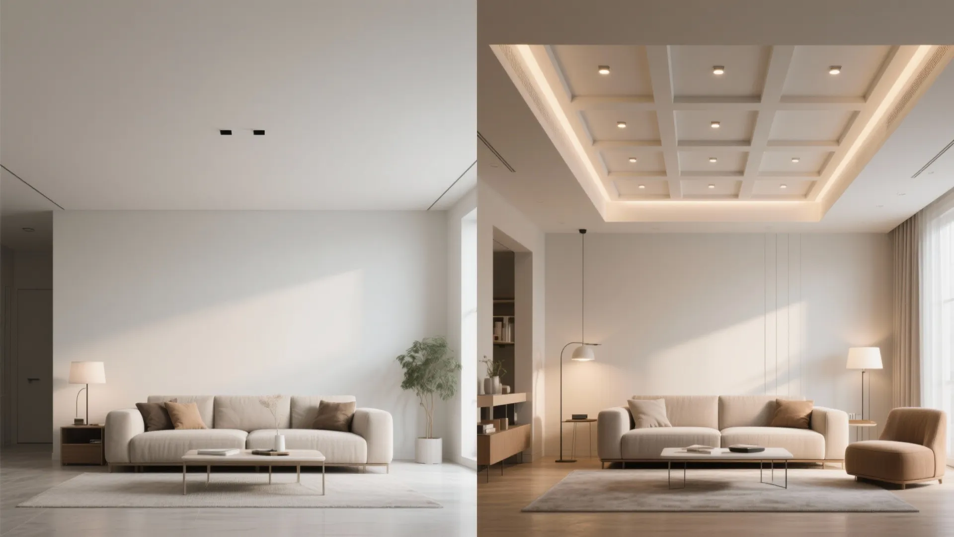 Shallow Coffered Grid: Gentle Zoning Without Walls