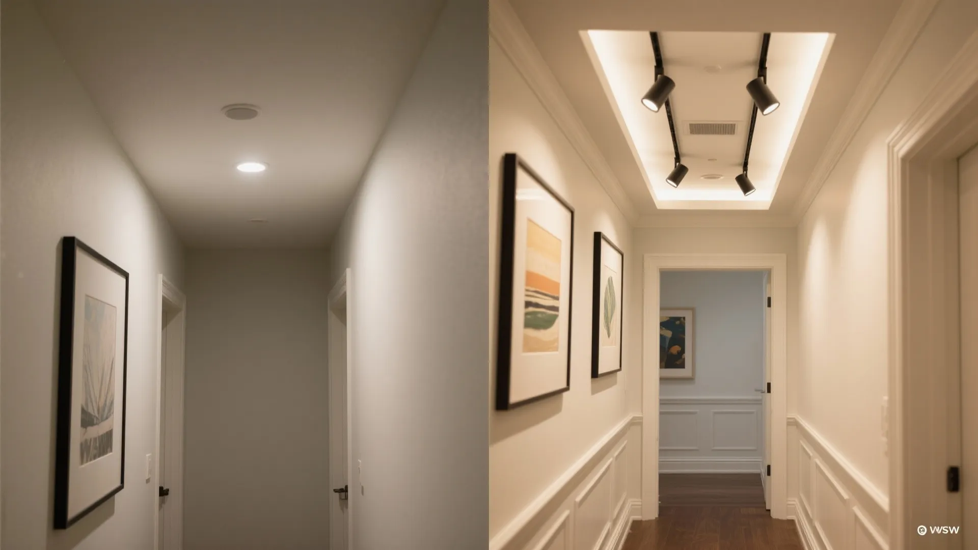 POP coffer accents with integrated spots