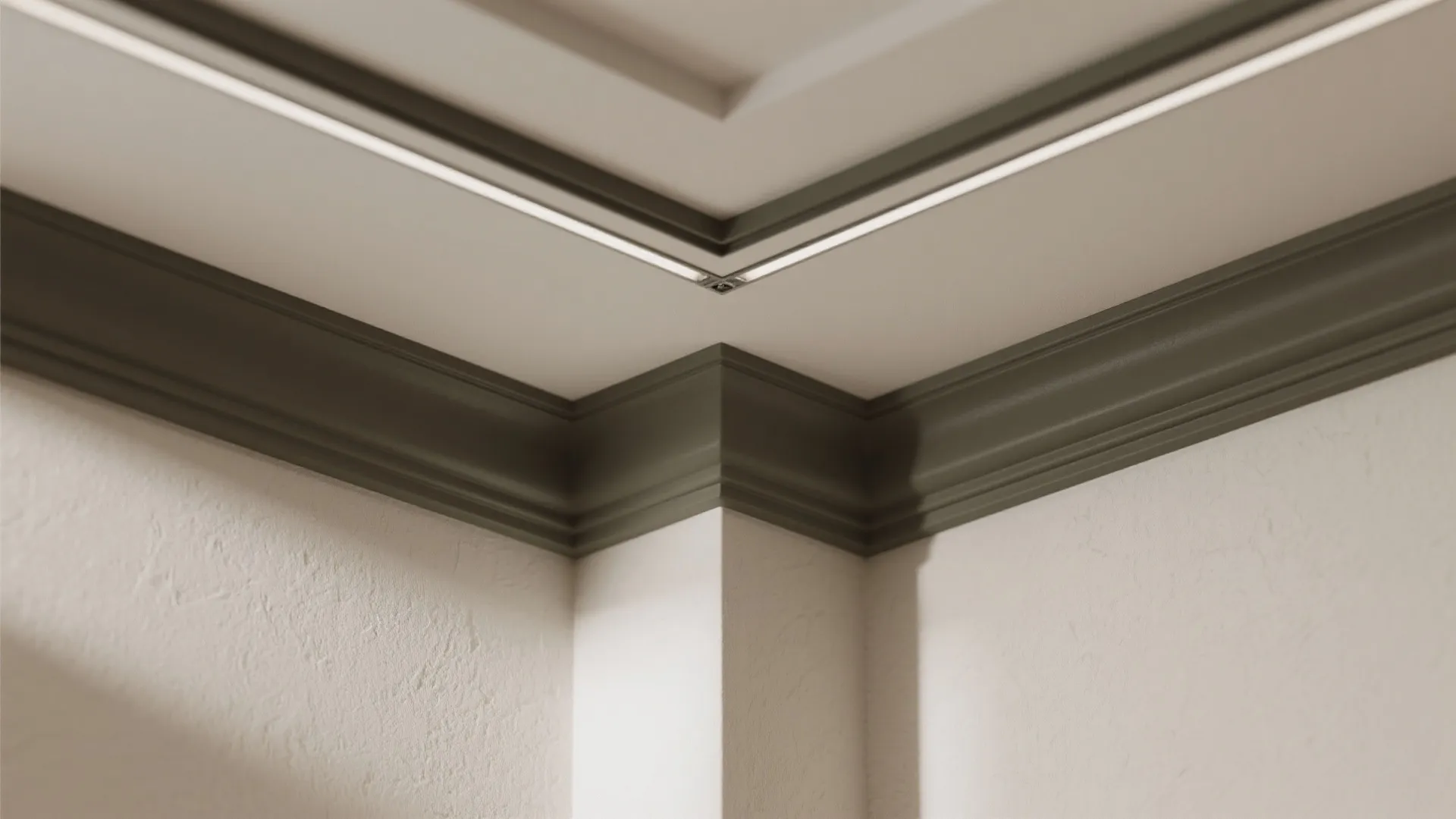 4) Shallow coffer frames with concealed tracks