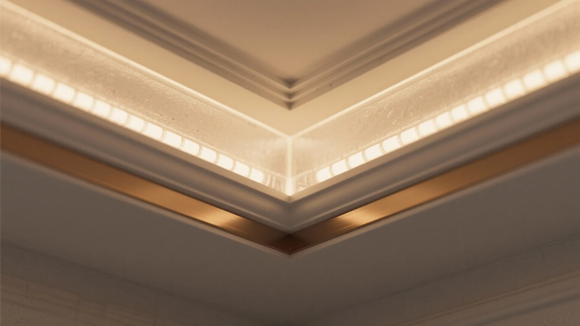 Backlit coffers for soft glow and depth