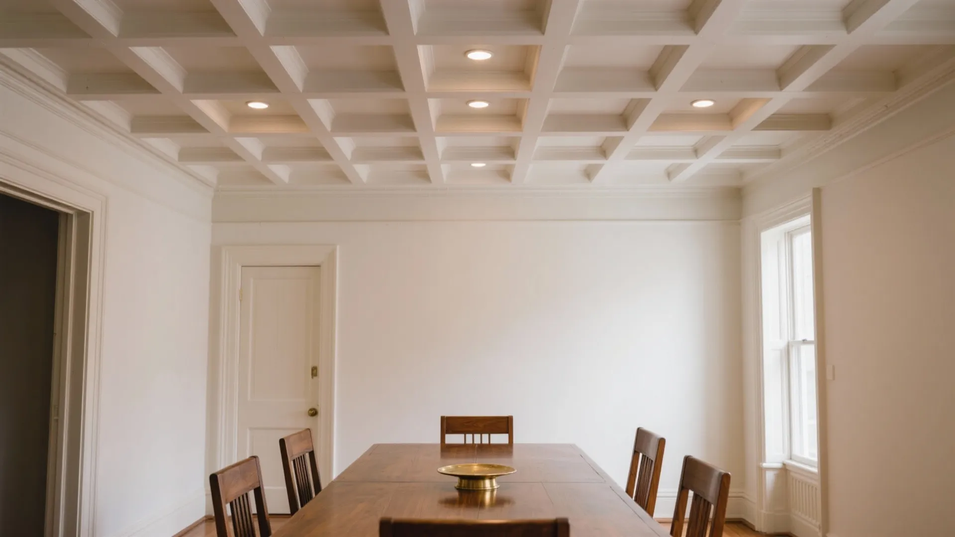 Coffered or Beamed Ceilings for Character