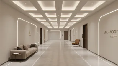 Modern Luxury Hotel Corridor Design