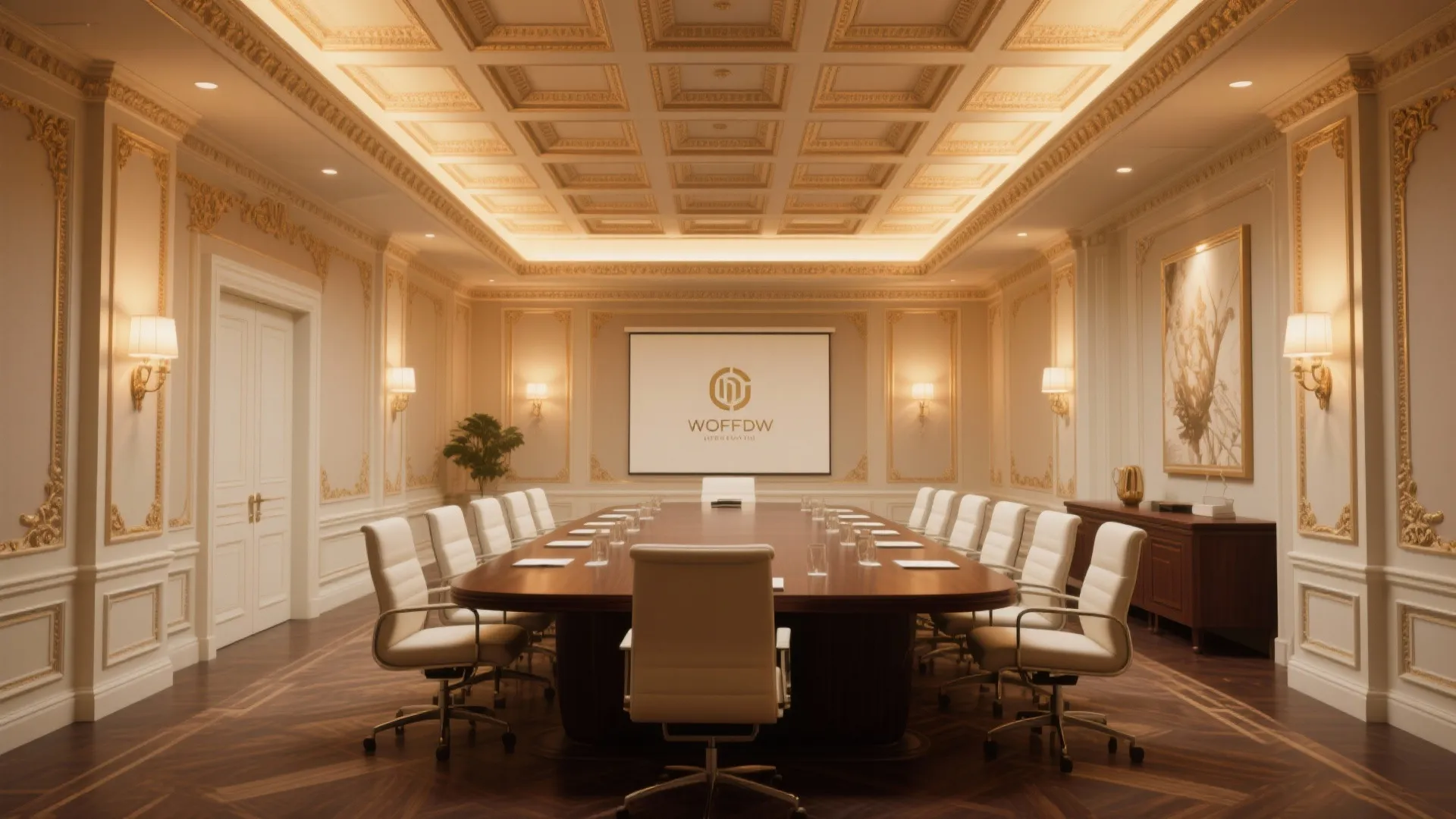 3. Coffered Ceilings for Elegance