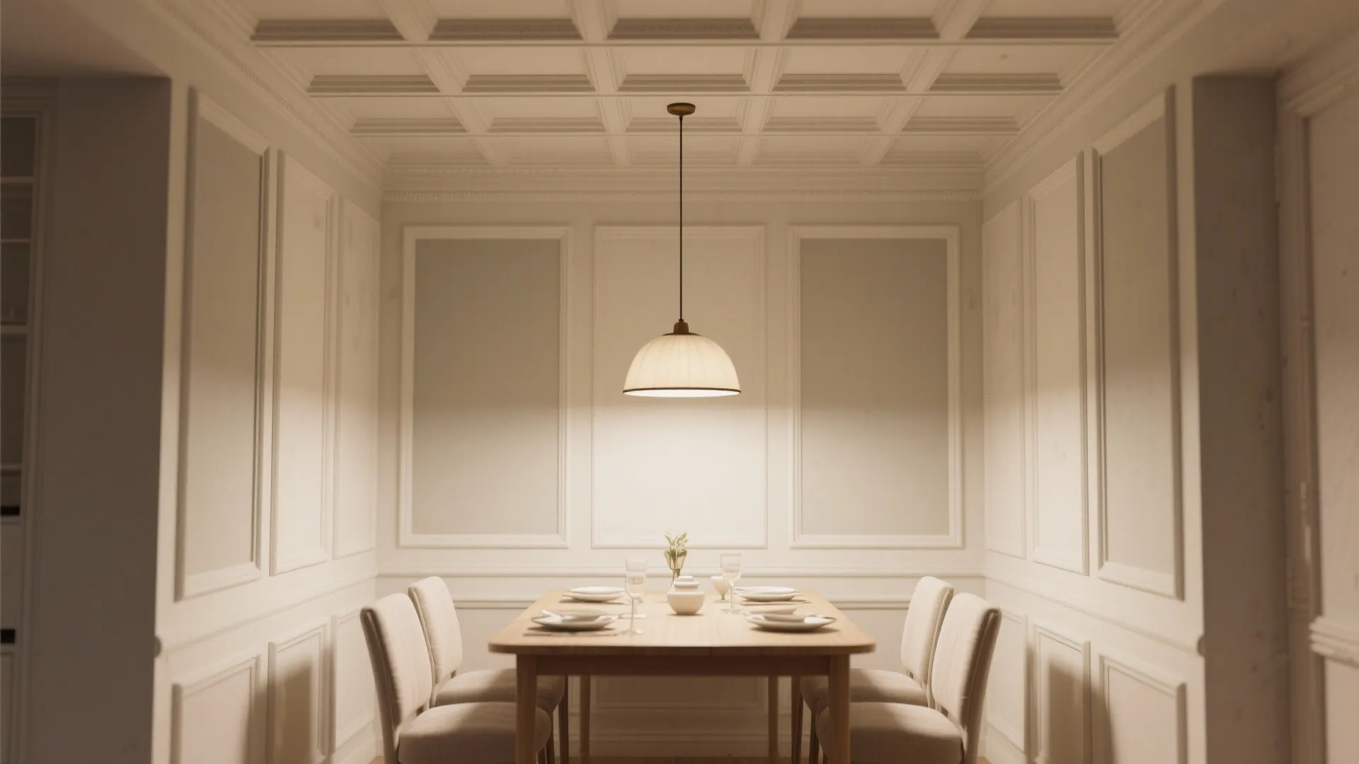 4. Coffered Ceiling Patterns