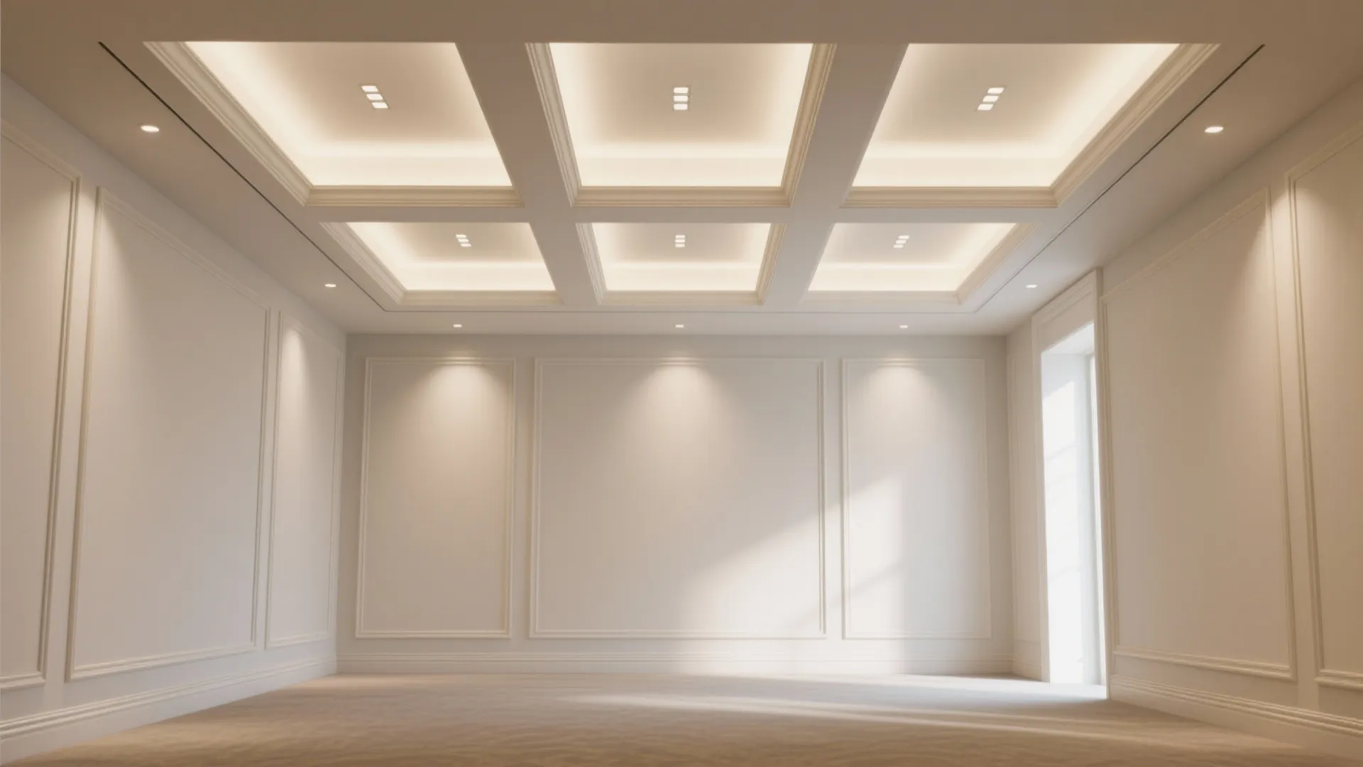 Coffered Grid for Square Symmetry