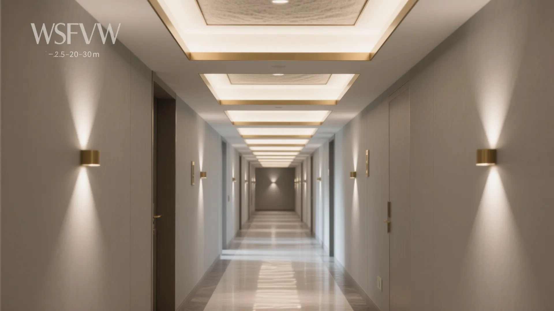 Coffered Strips for Rhythm and Acoustics