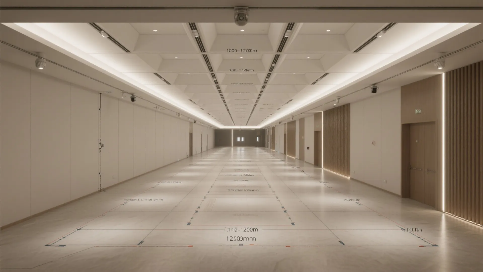 2) Coffered Panels with Hidden Lighting