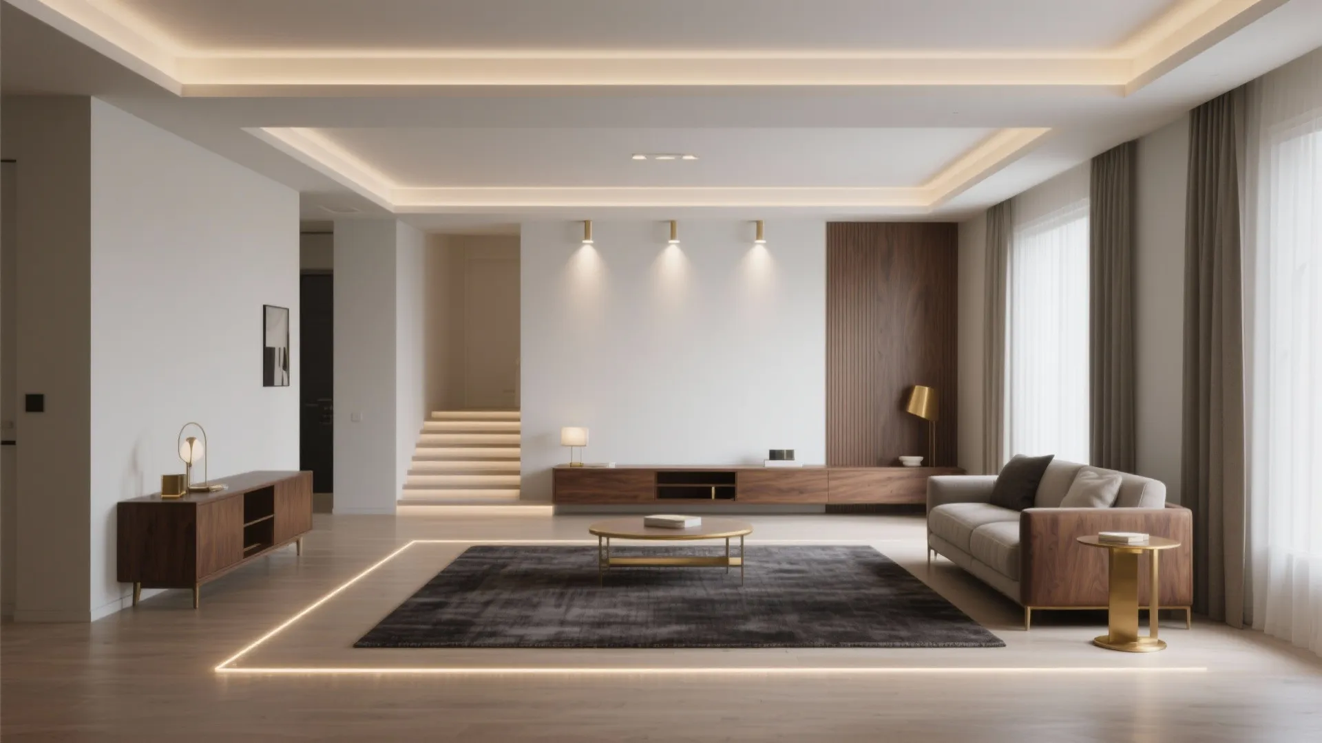 Geometric Coffered or Stepped Tray