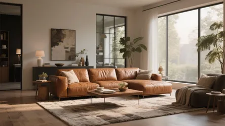 10 Cognac Couch Living Room Ideas