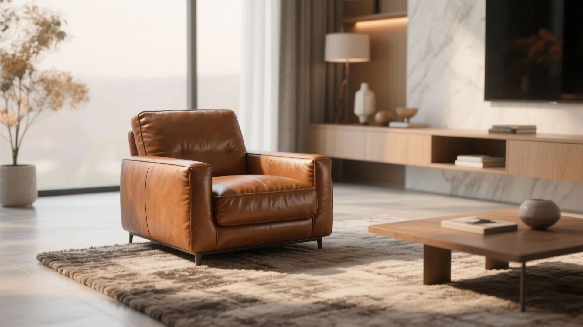 9. Leather in Cognac or Rust