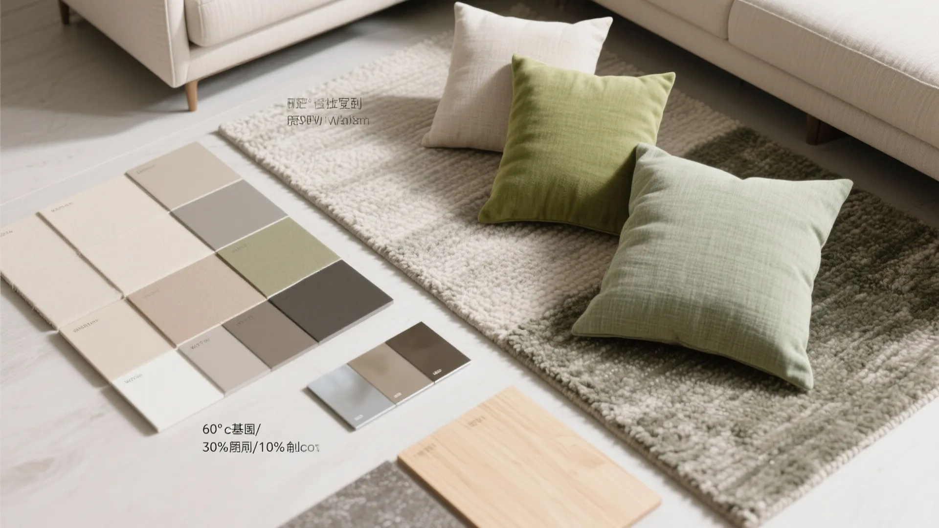 5) Cohesive color and smart rugs: zoning without walls