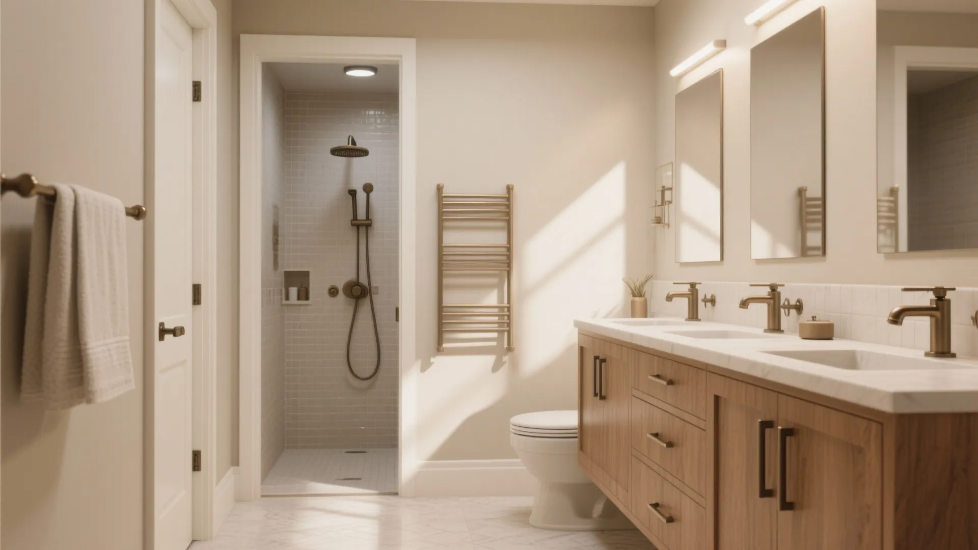 5. Coordinate hardware for a cohesive look