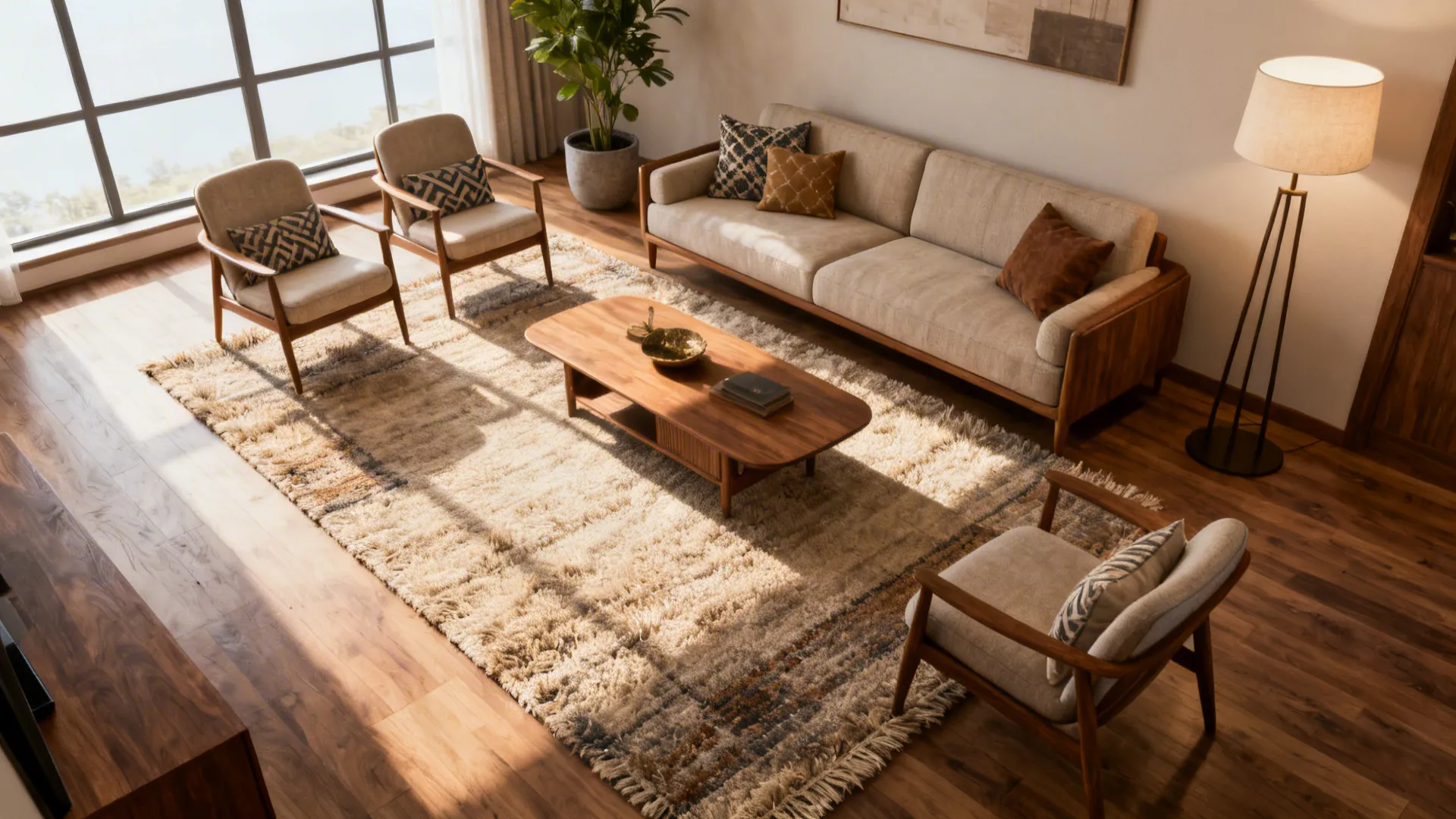 How Big of a Rug for Living Room: 5 Size Ideas: Practical rug size tips for every living room layout, from tiny apartments to open-plan spaces