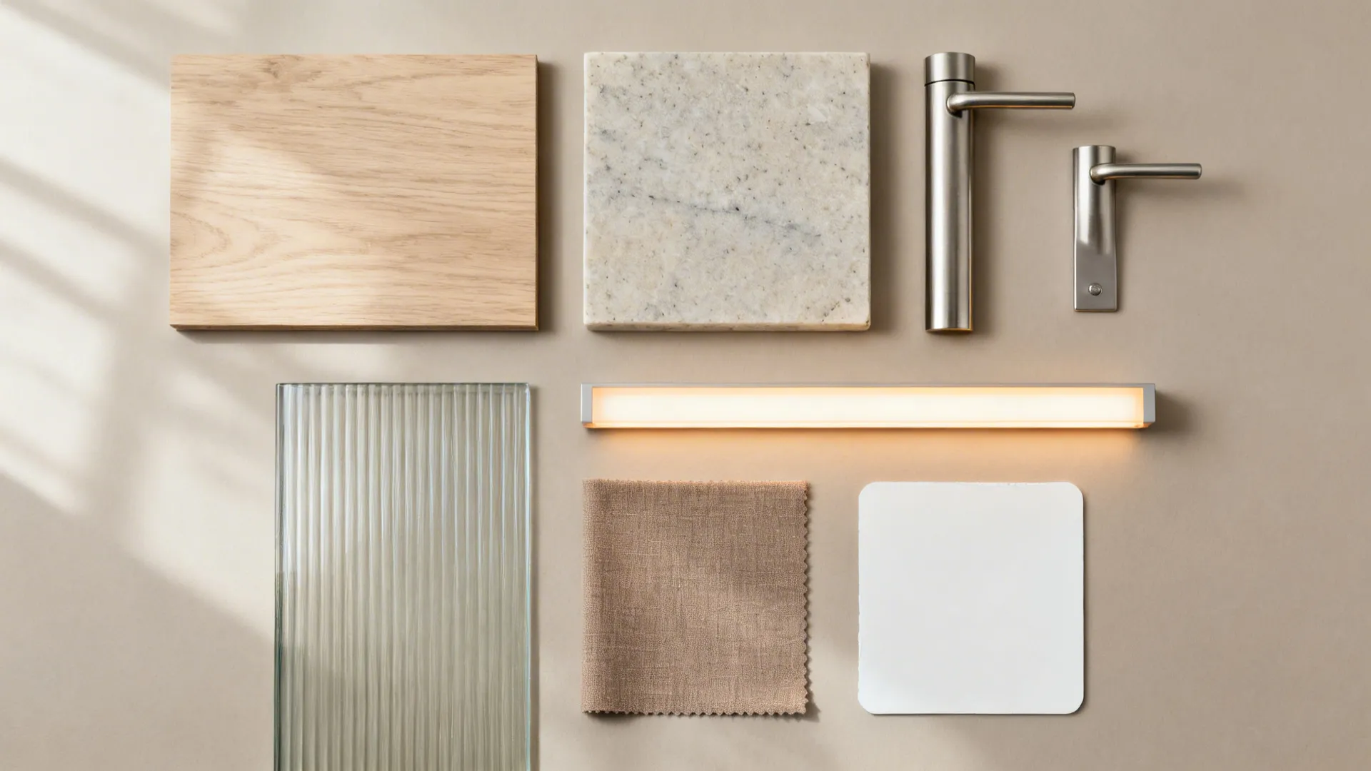 Material palettes that bridge cooking and dining