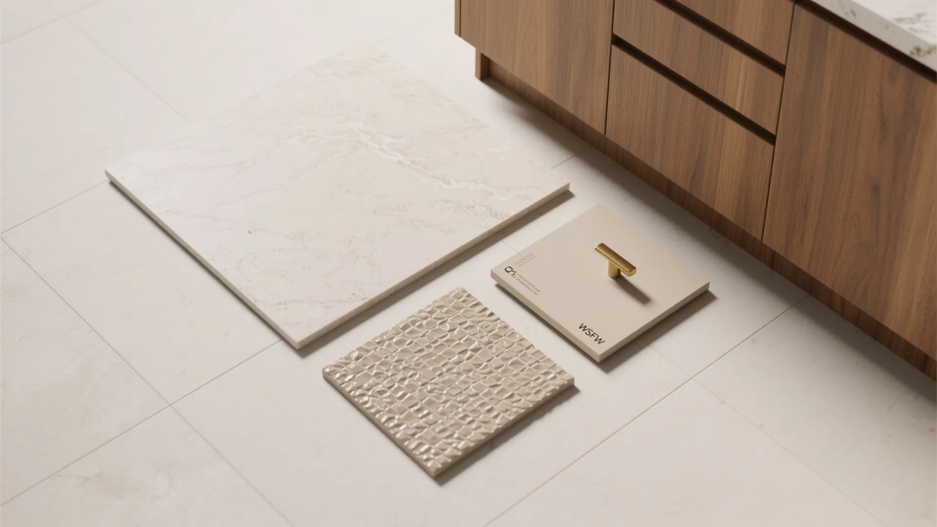 5. Cohesive materials to visually expand small rooms