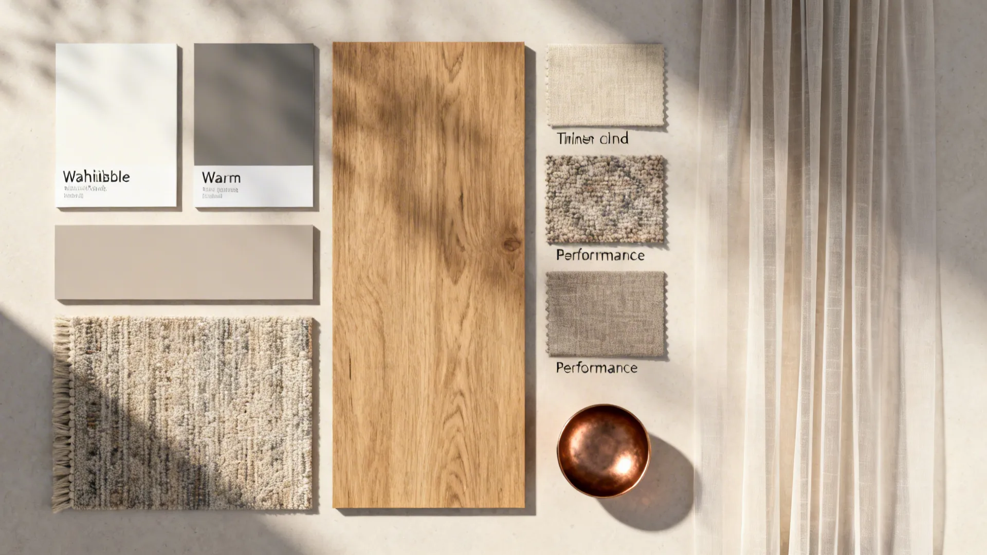 Light, Warm, and Cohesive Materials