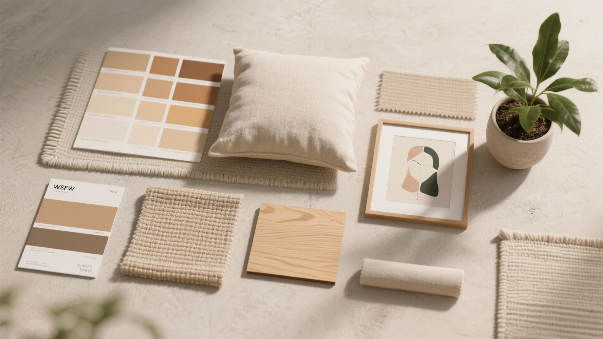 3. Pick a cohesive palette to enlarge perception