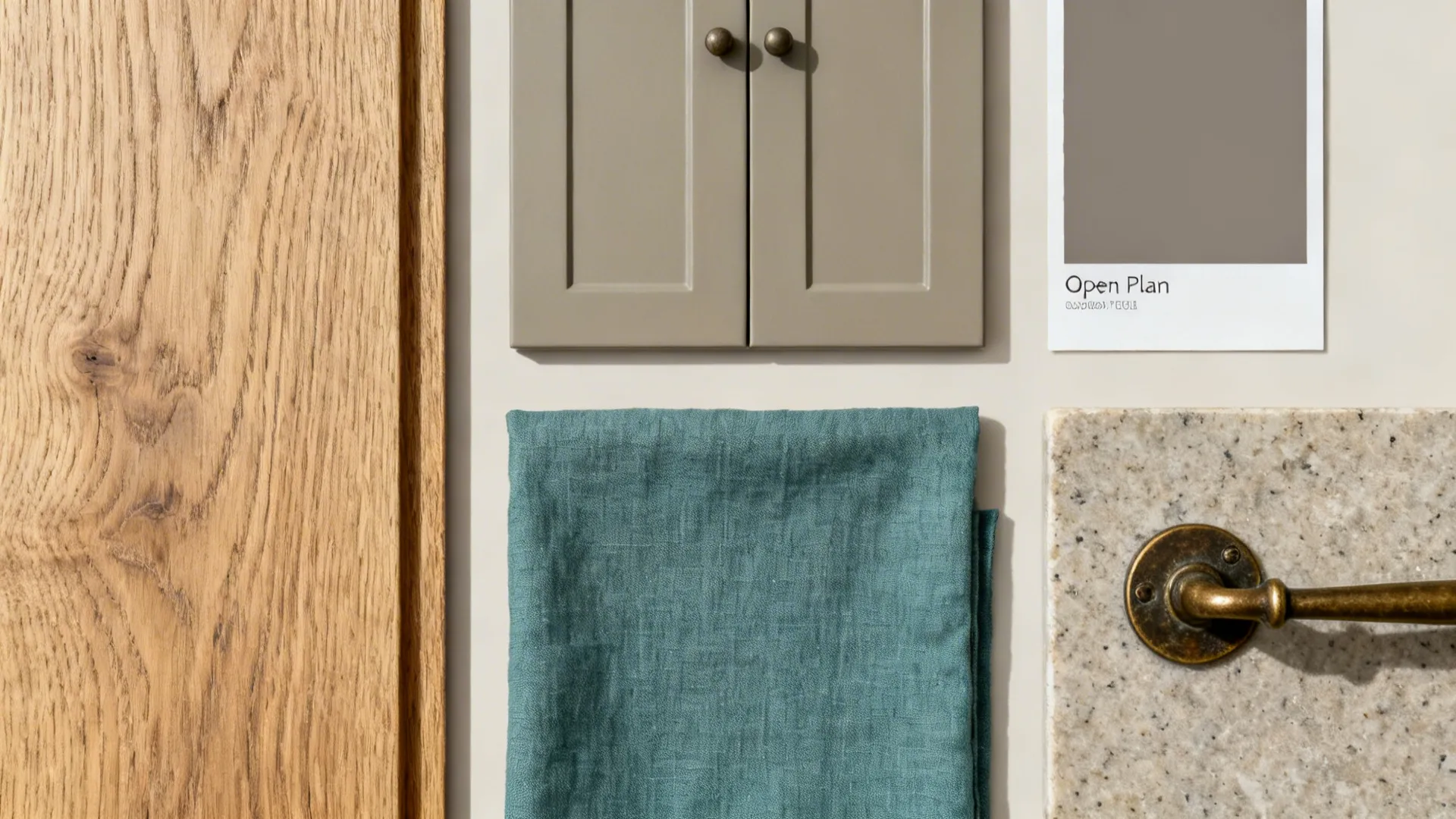 Continuous flooring and a consistent palette