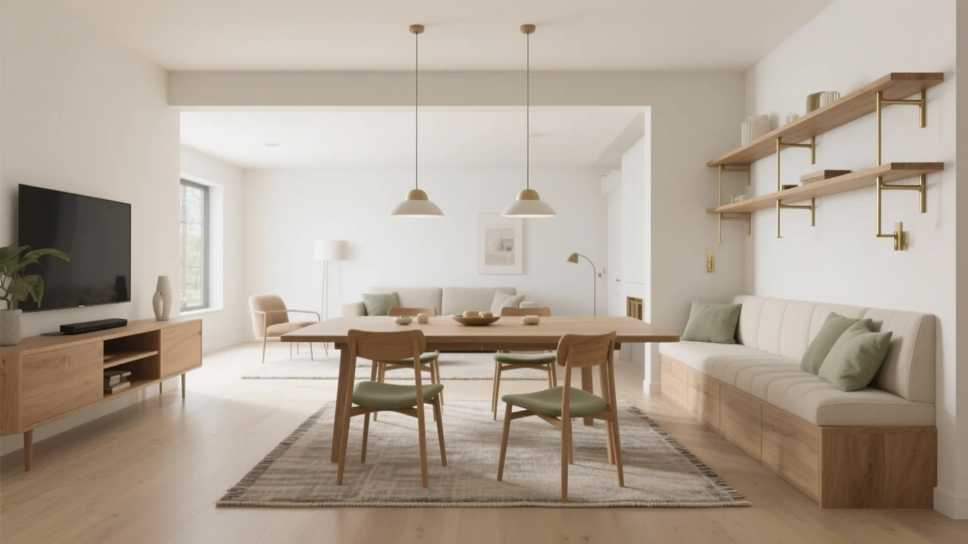 Cohesive color, material rhythm, and subtle contrast