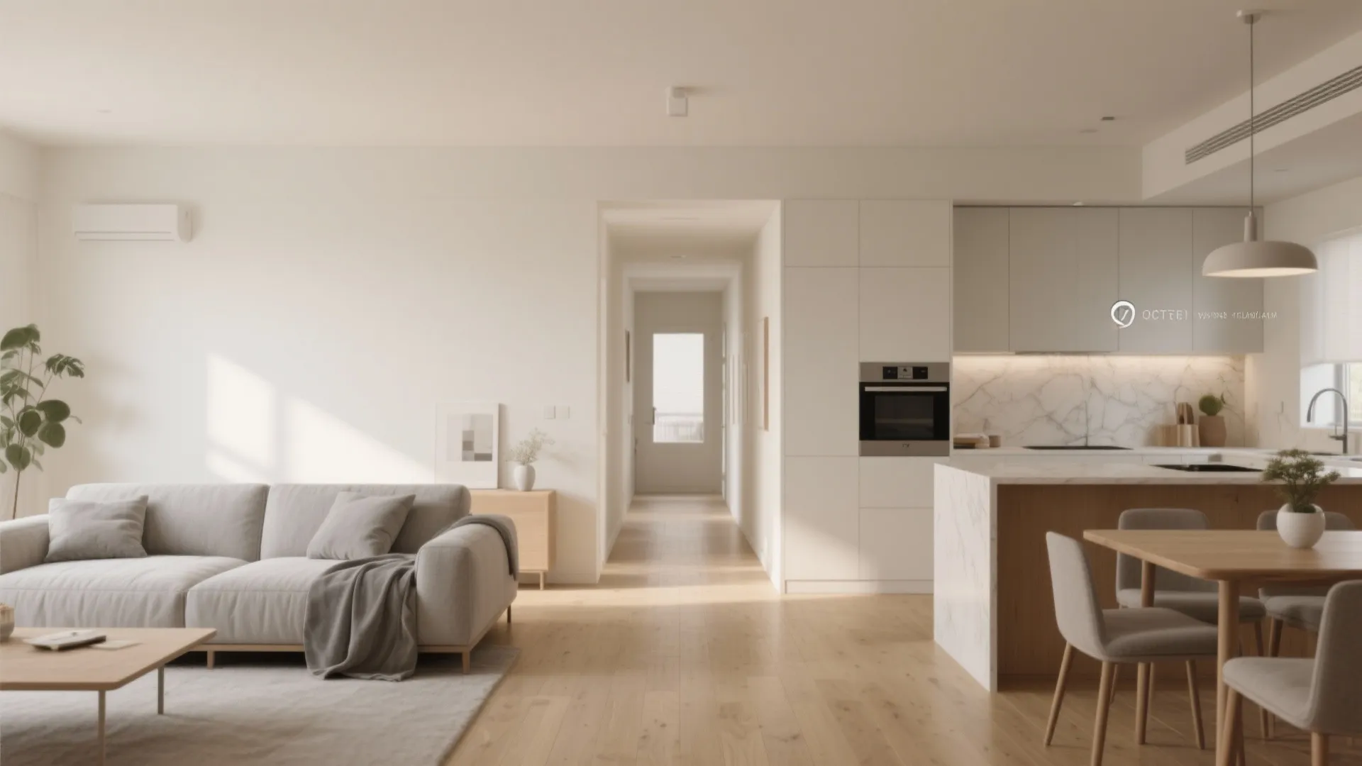 1. Open up sightlines with a cohesive color story