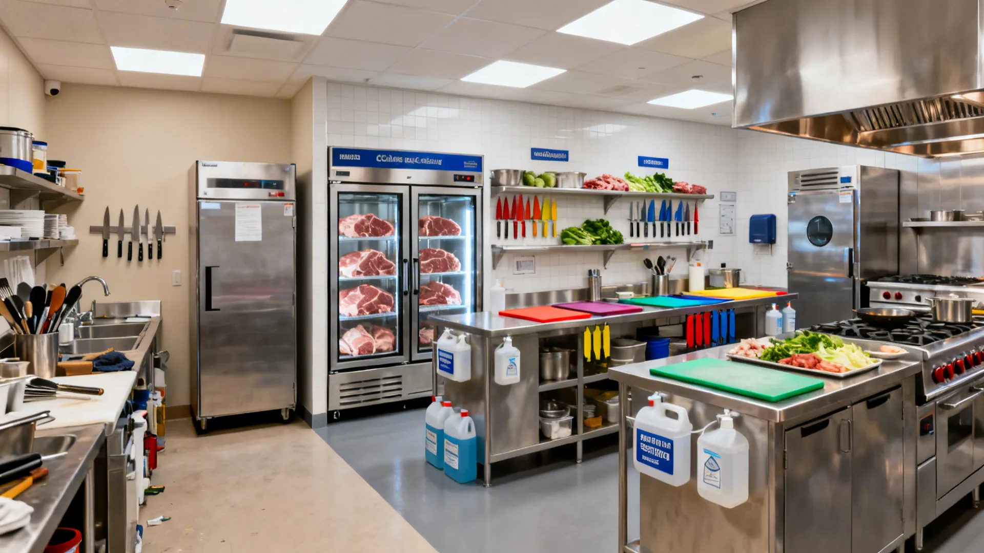 Cold chain discipline and segregated prep