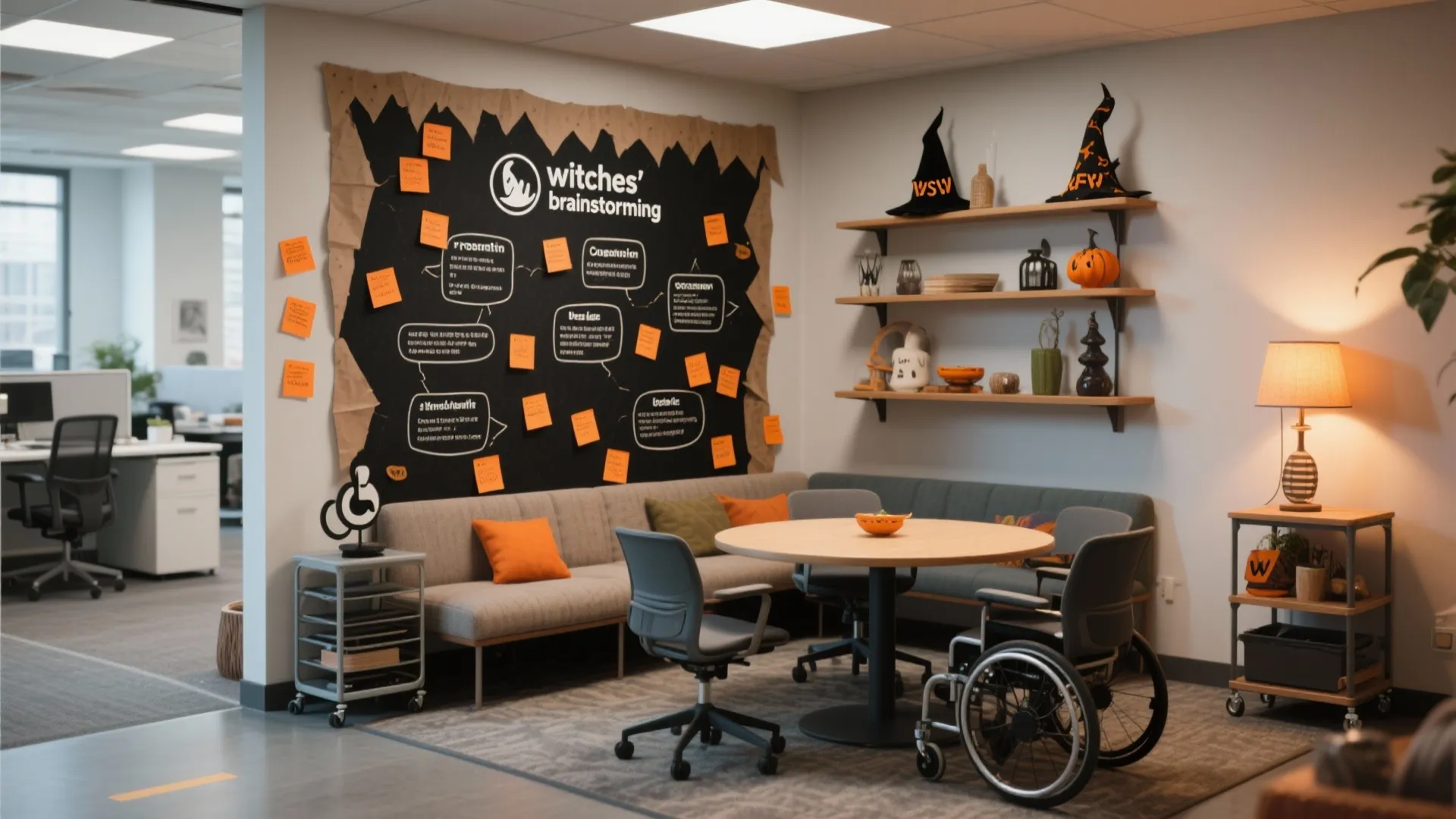 4. Themed collaboration corner